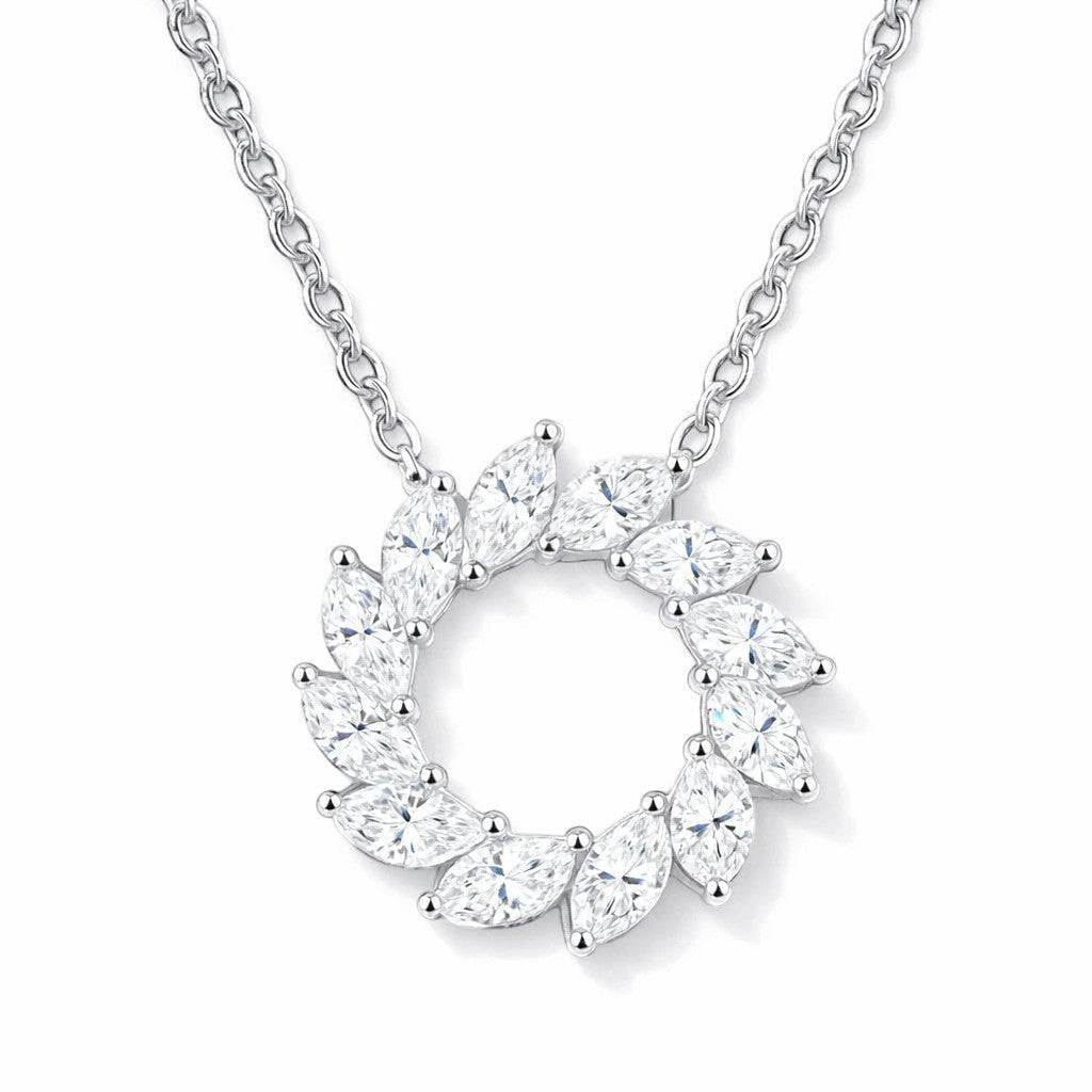 18K White Gold Vermeil