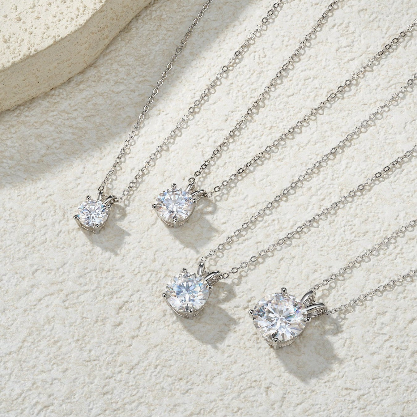18K White Gold Vermeil