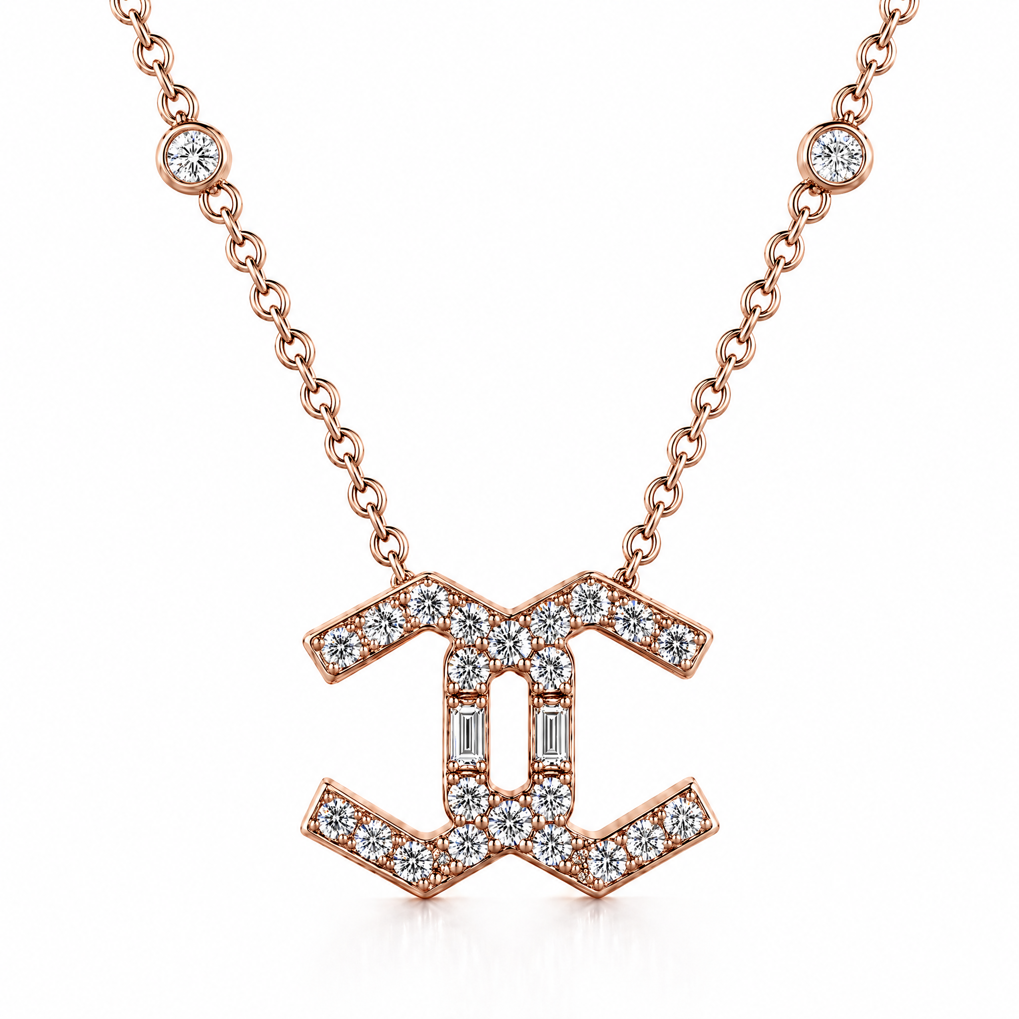Éclat Monogram Necklace