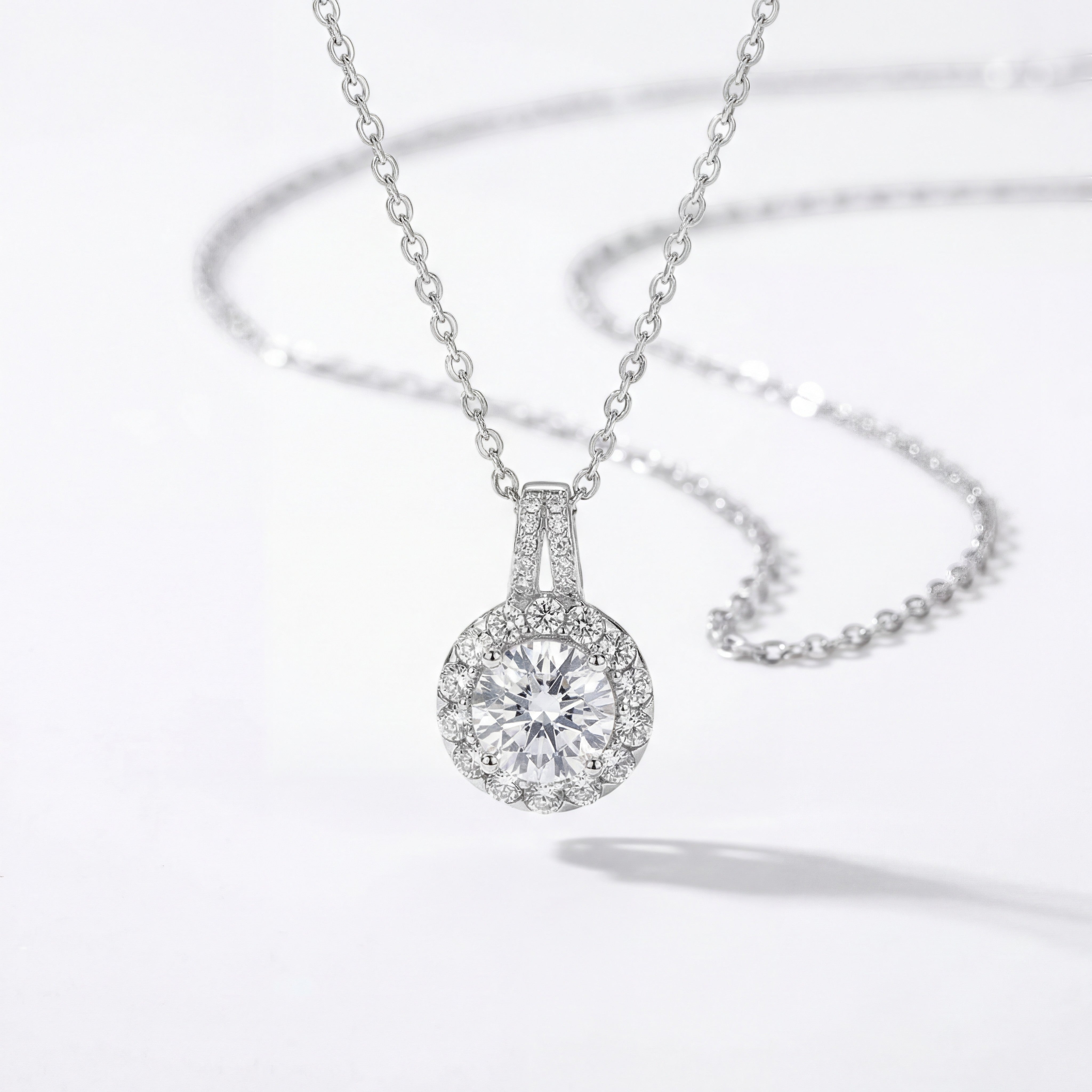18K White Gold Vermeil