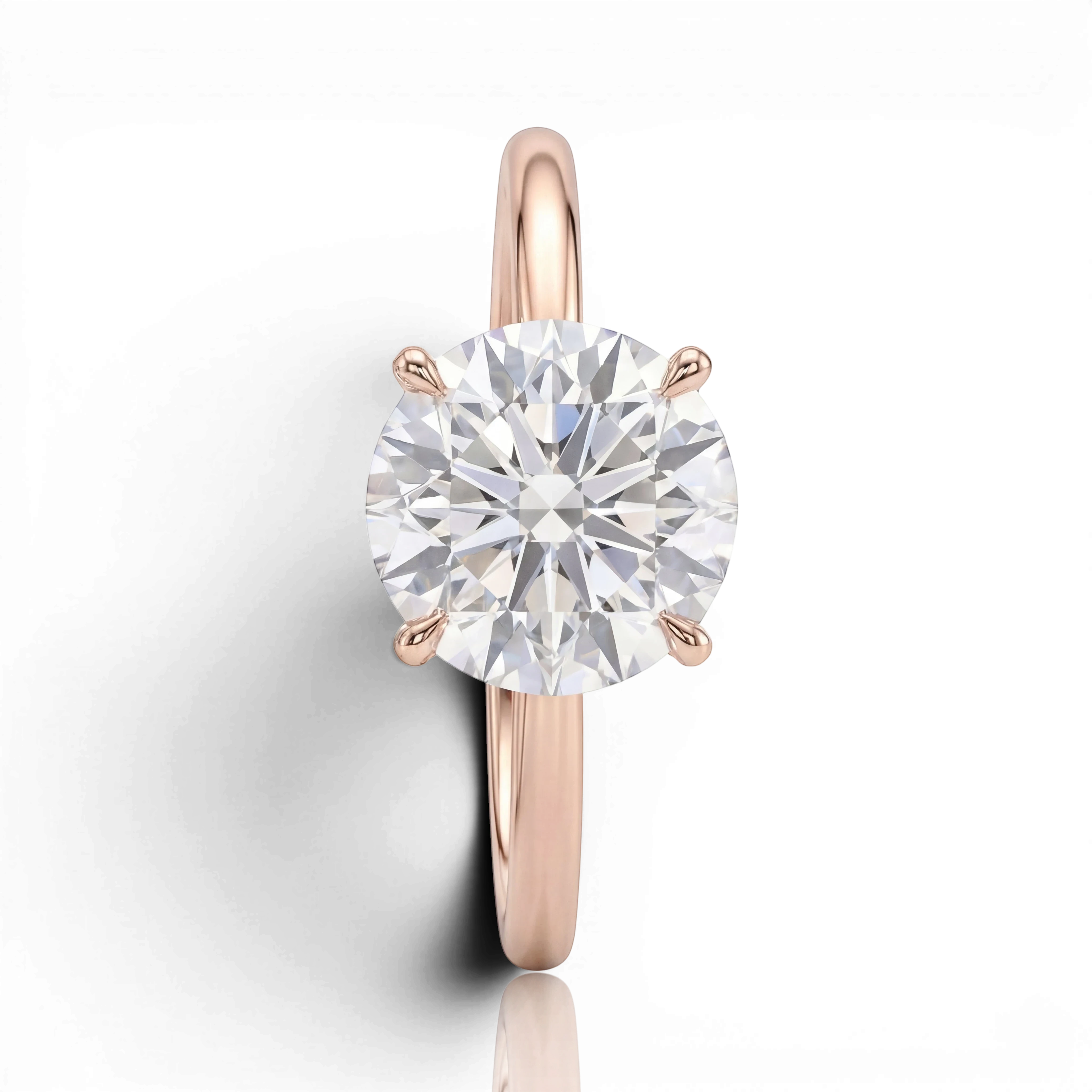 18K Rose Gold Vermeil / 3.00 CARAT