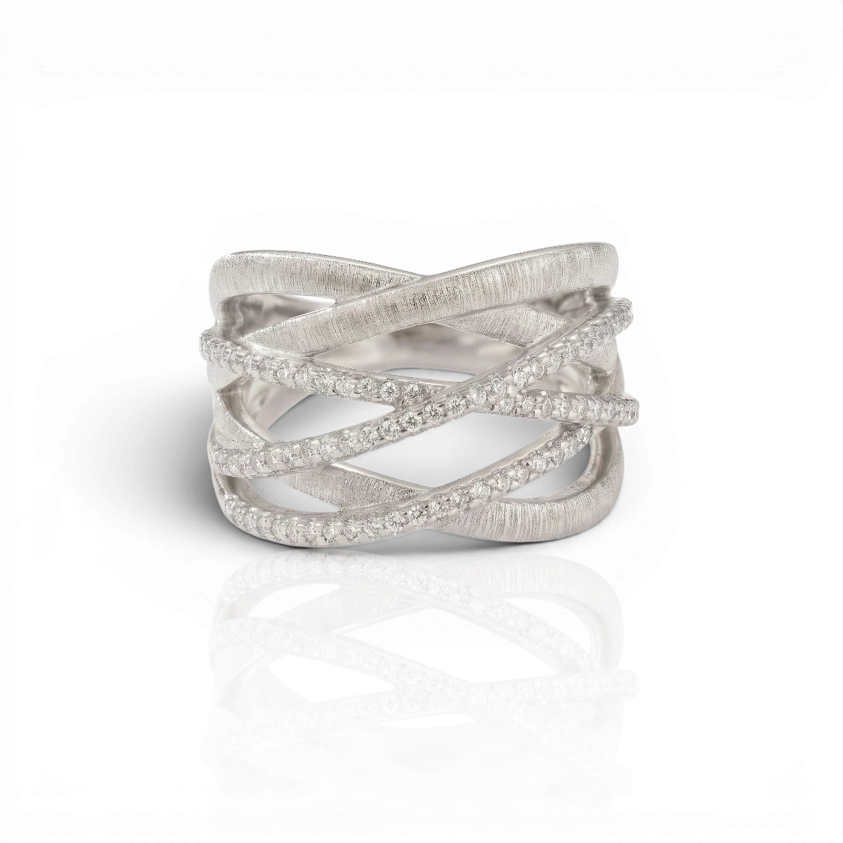 18K White Gold Vermeil