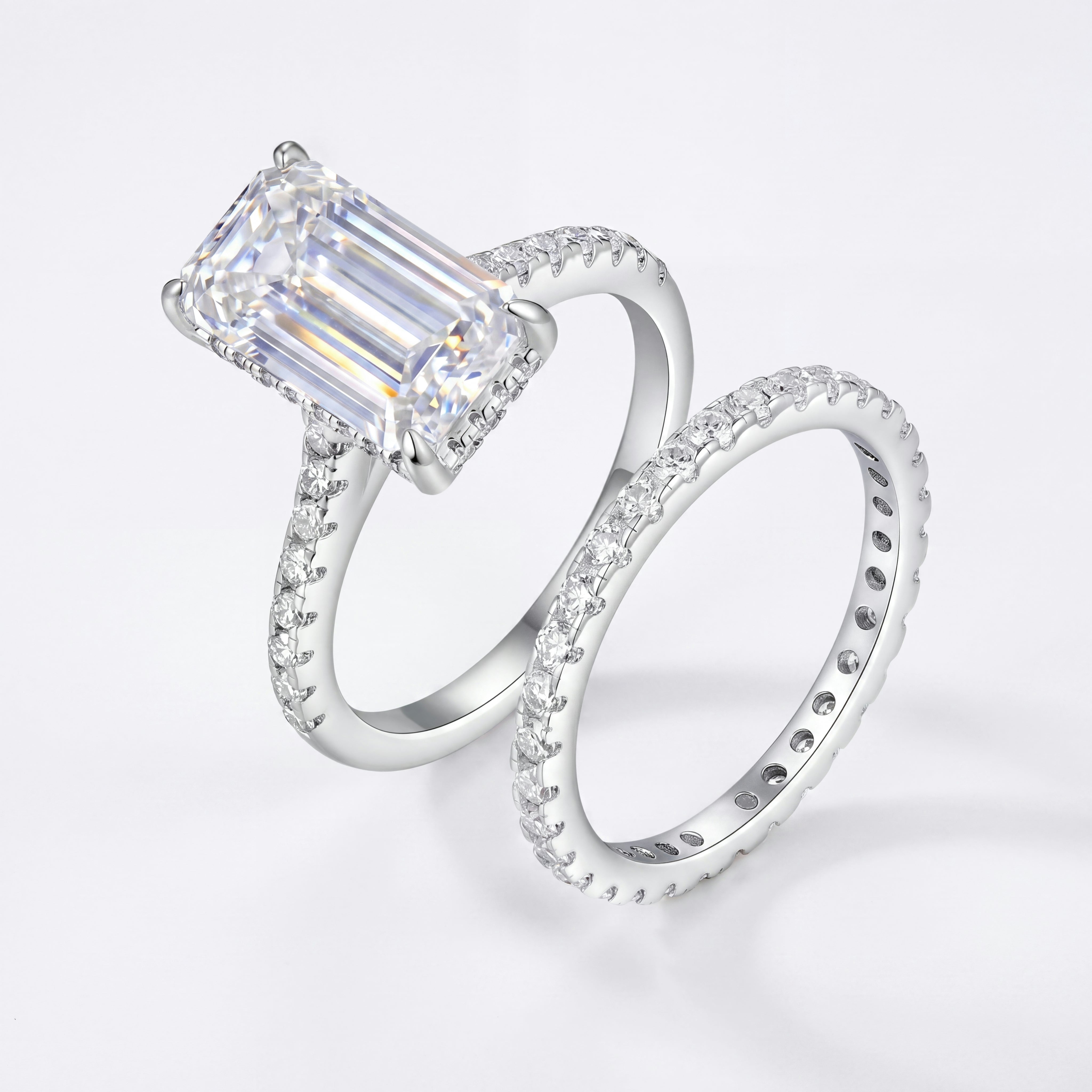 Échelon Pavé Ring Set