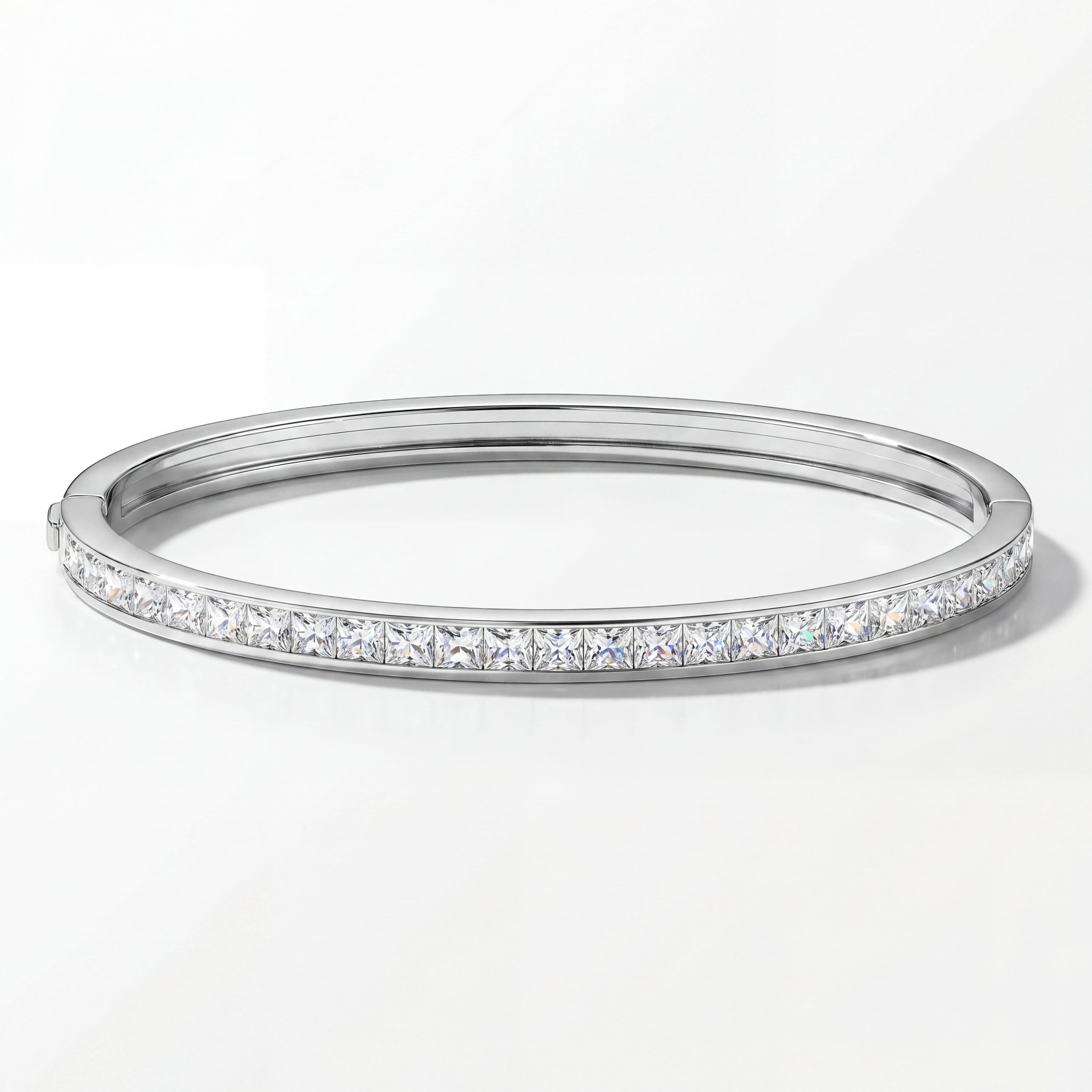 18K White Gold Vermeil