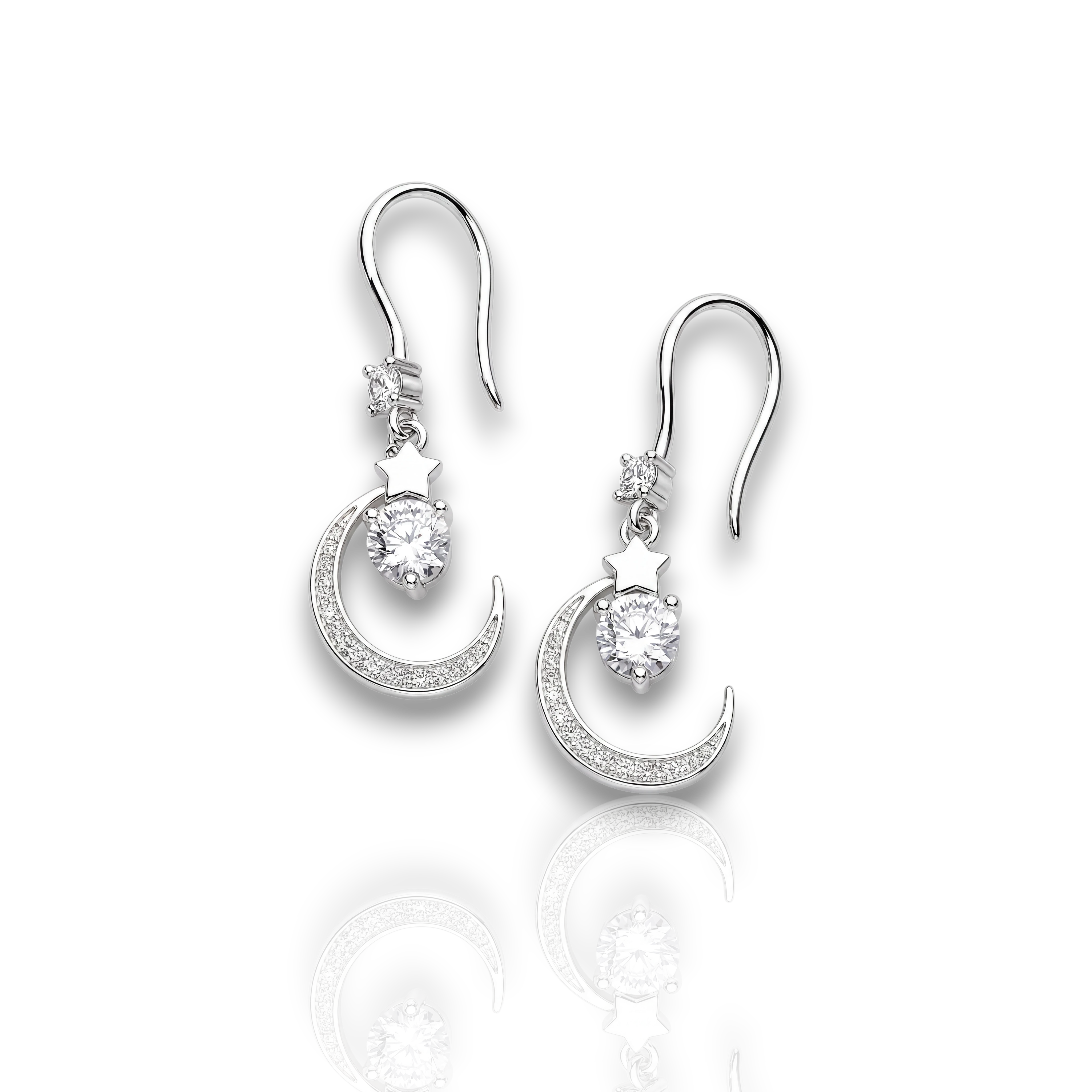 18K White Gold Vermeil