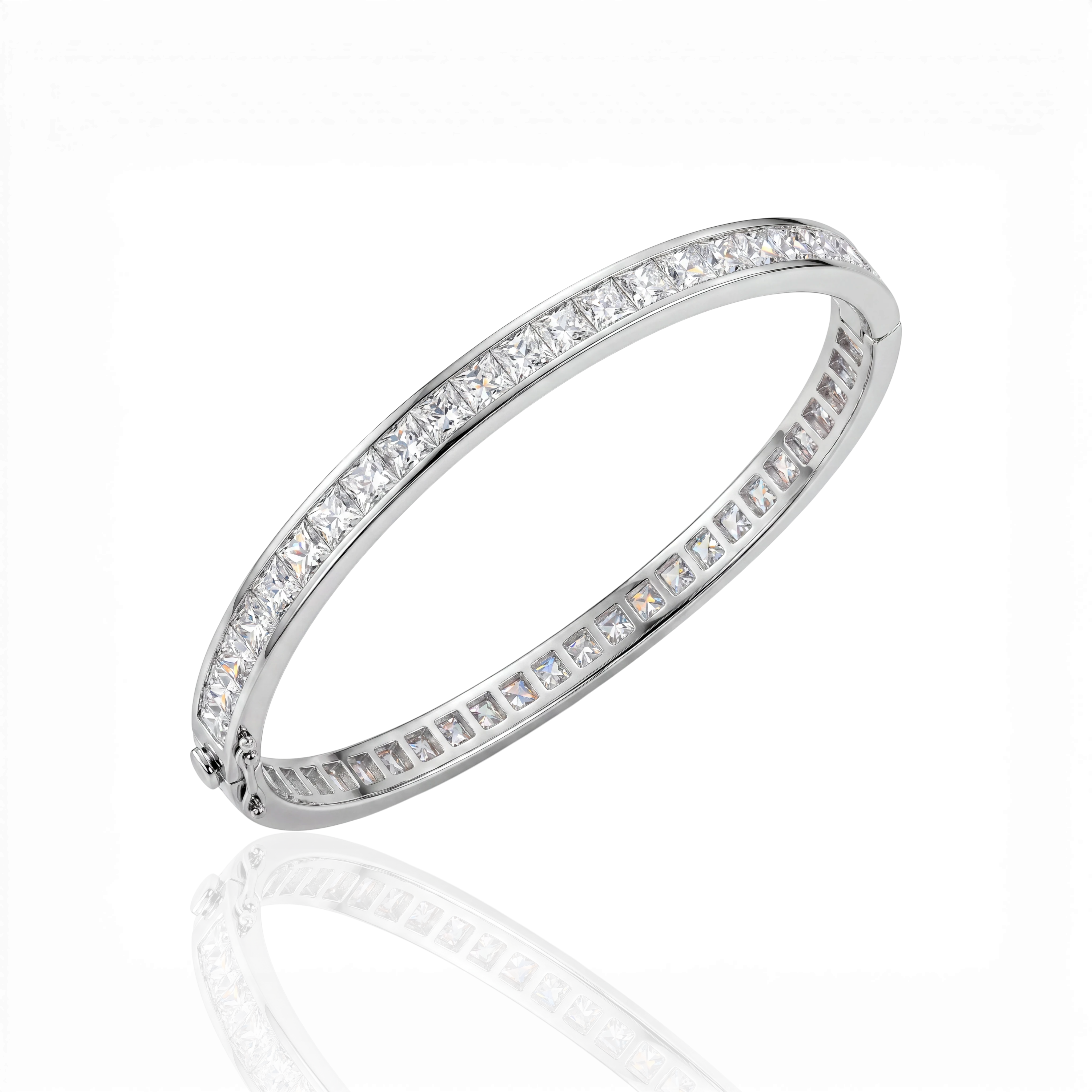 18K White Gold Vermeil