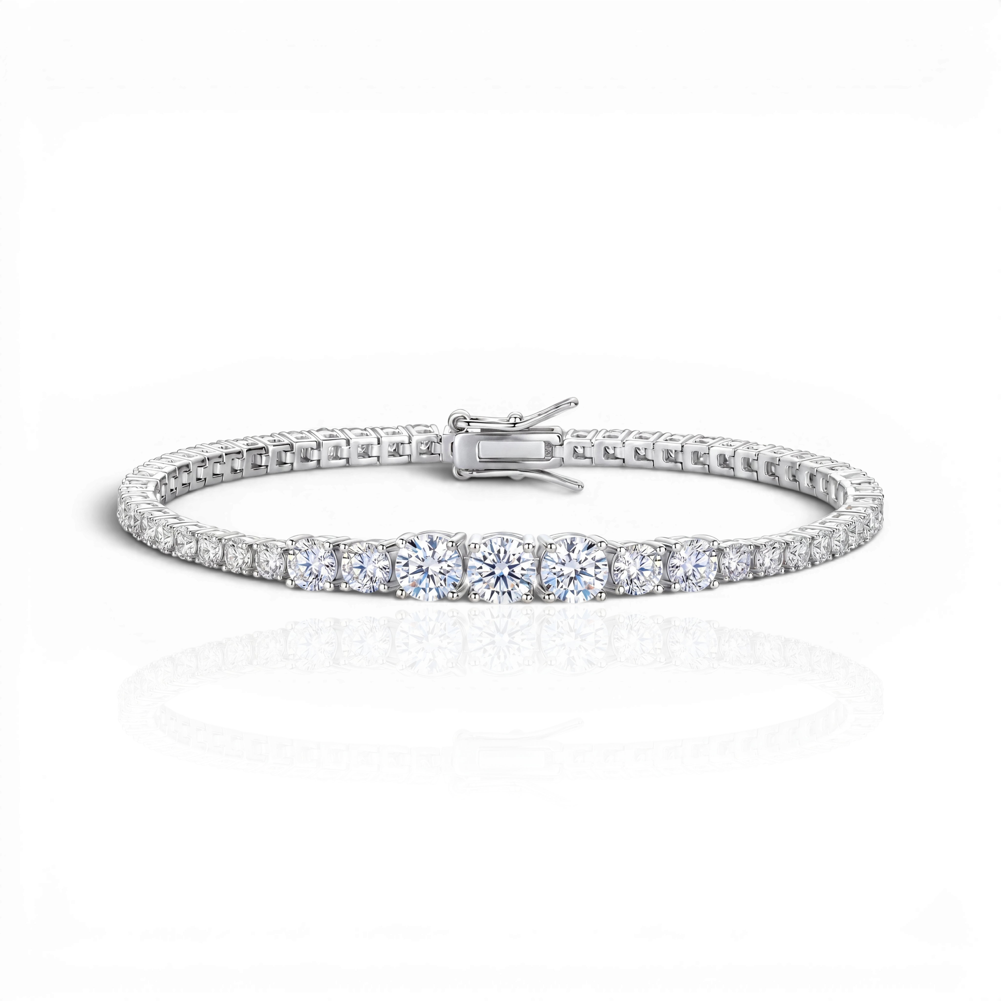 18K White Gold Vermeil