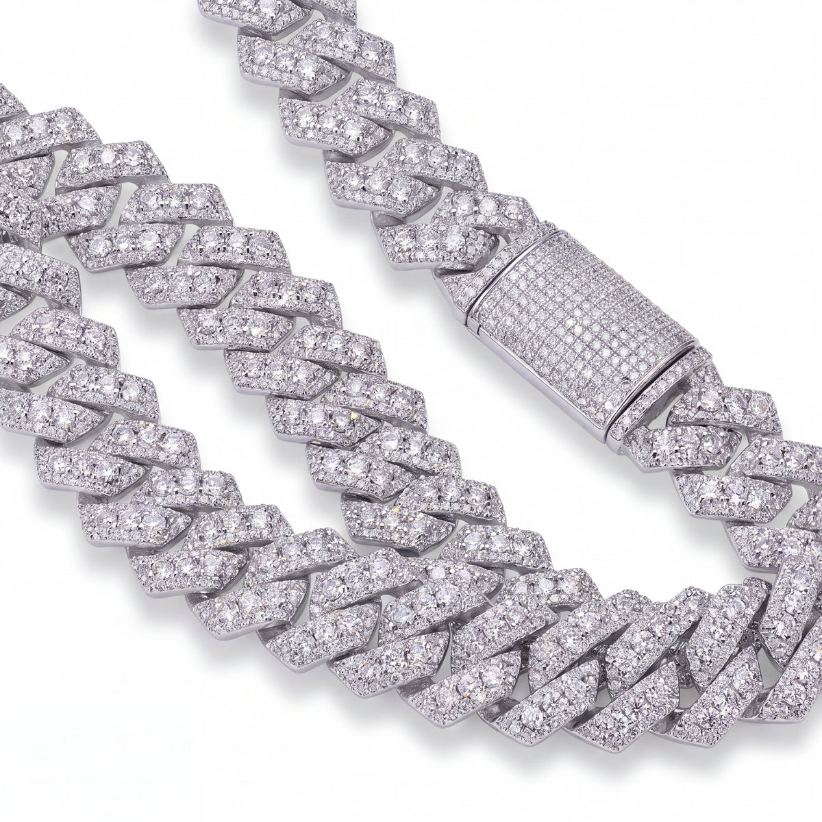18K White Gold Vermeil