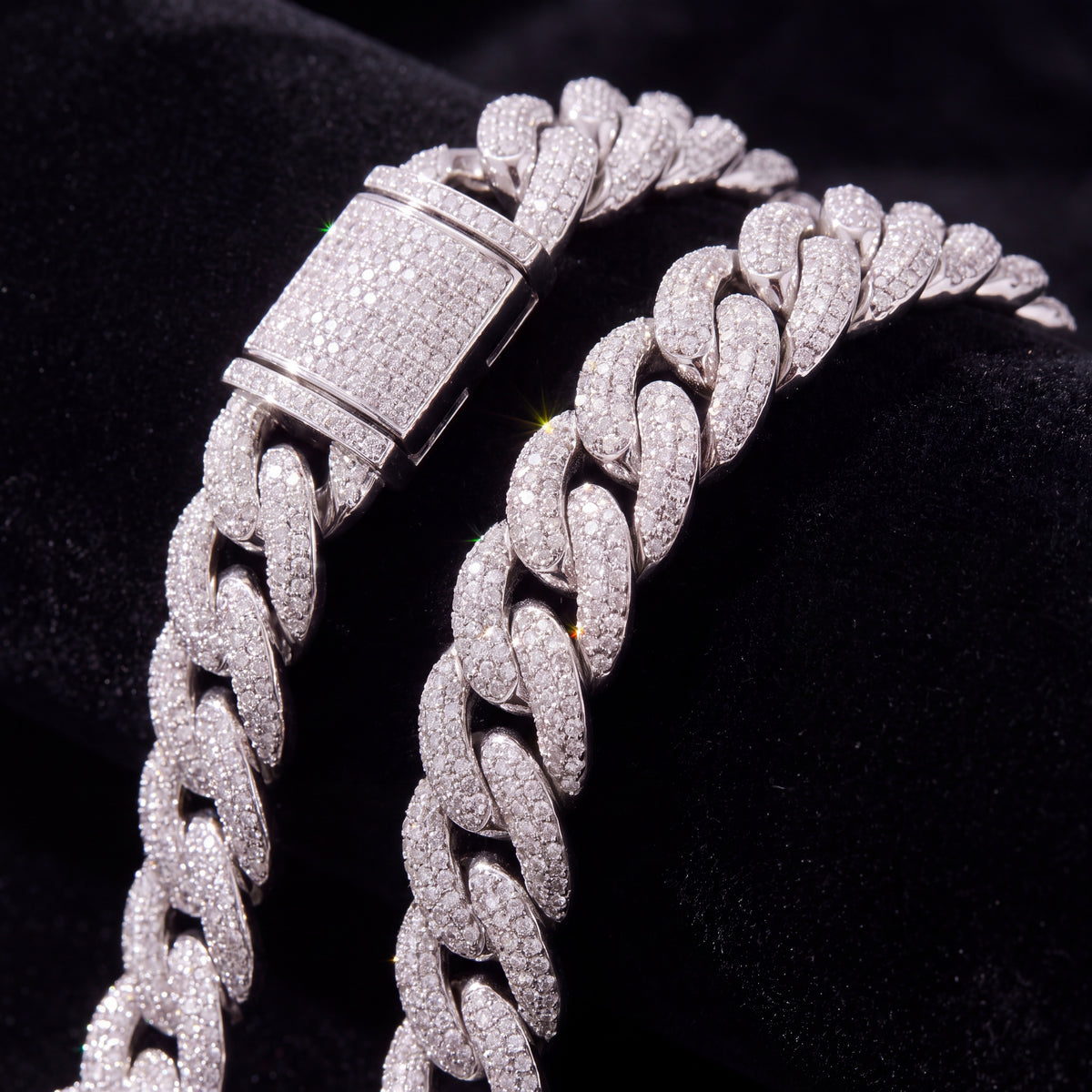 18K White Gold Vermeil
