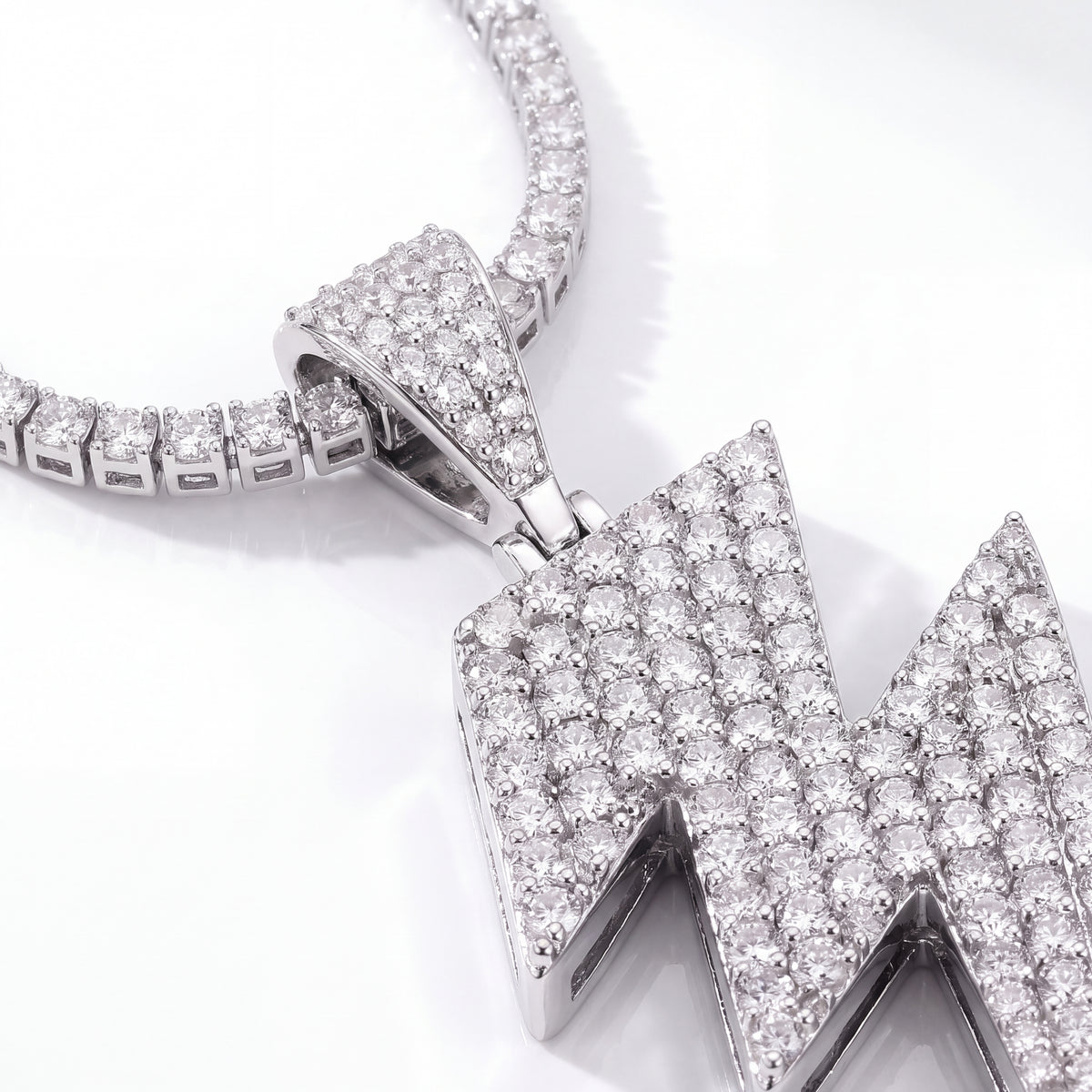18K White Gold Vermeil