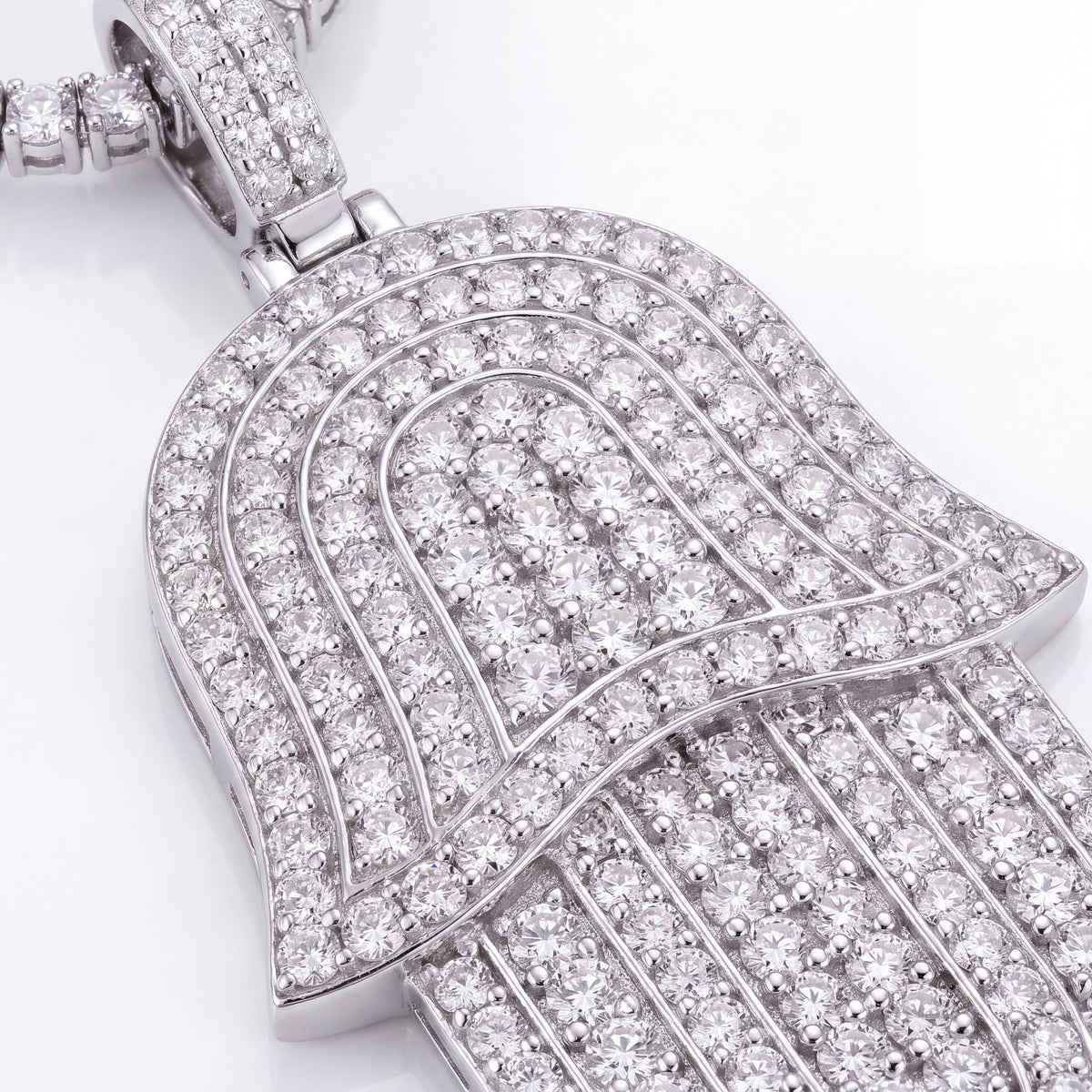18K White Gold Vermeil