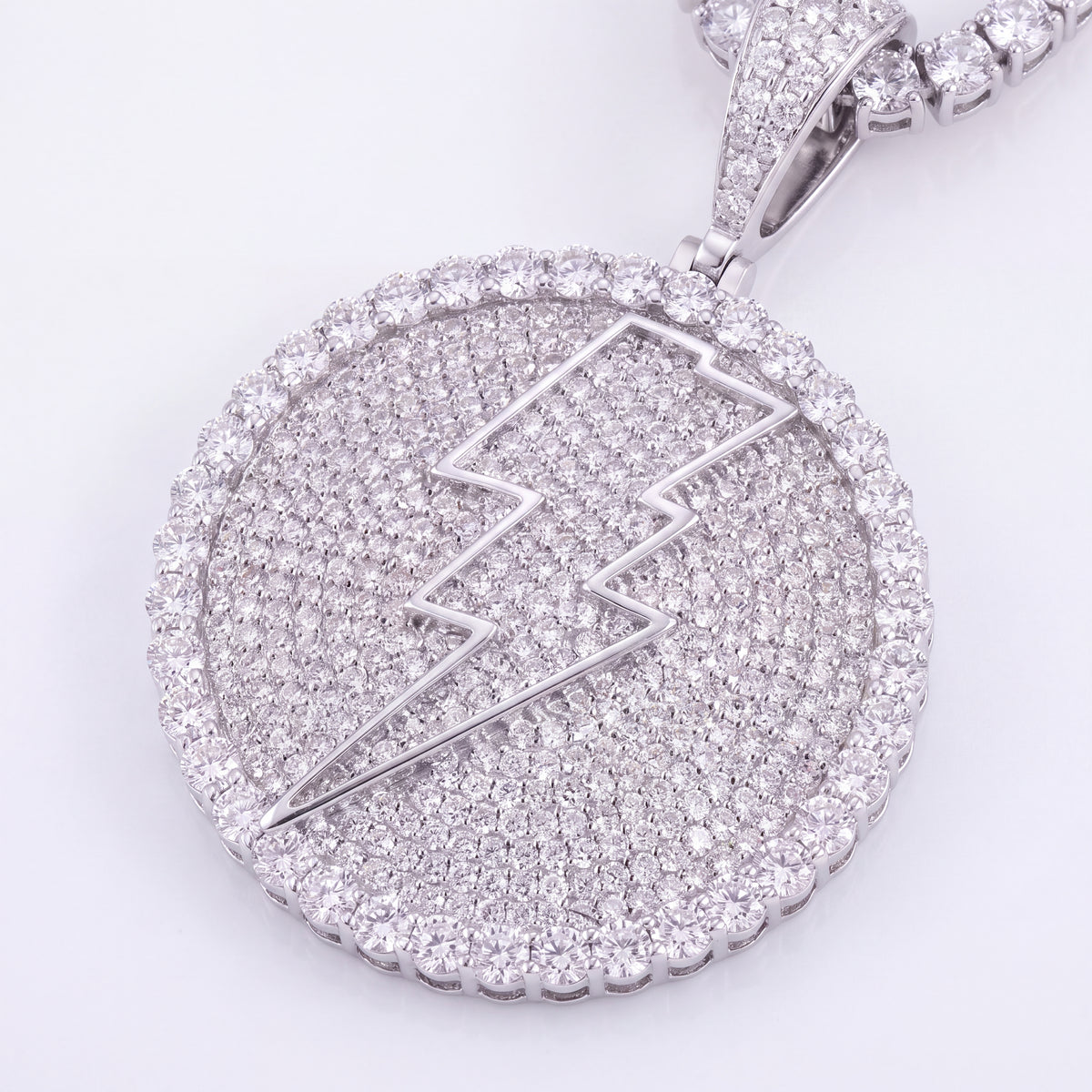 18K White Gold Vermeil