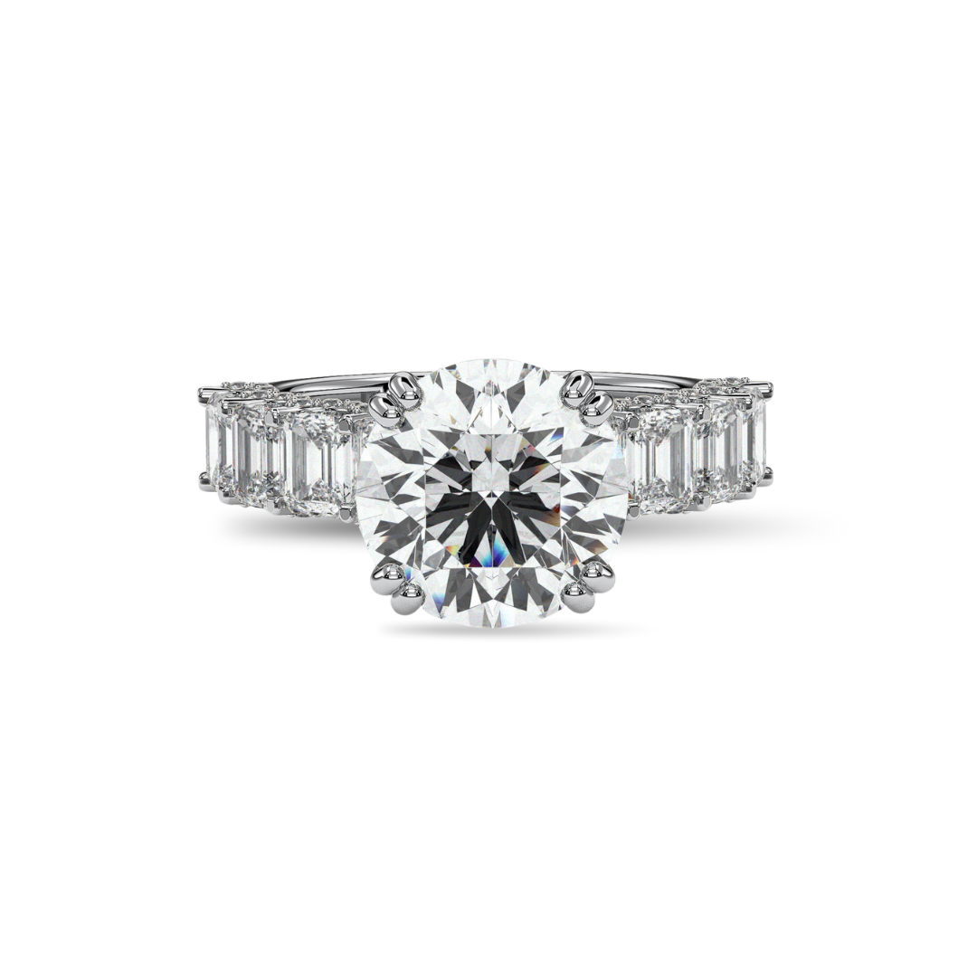 18K White Gold Vermeil
