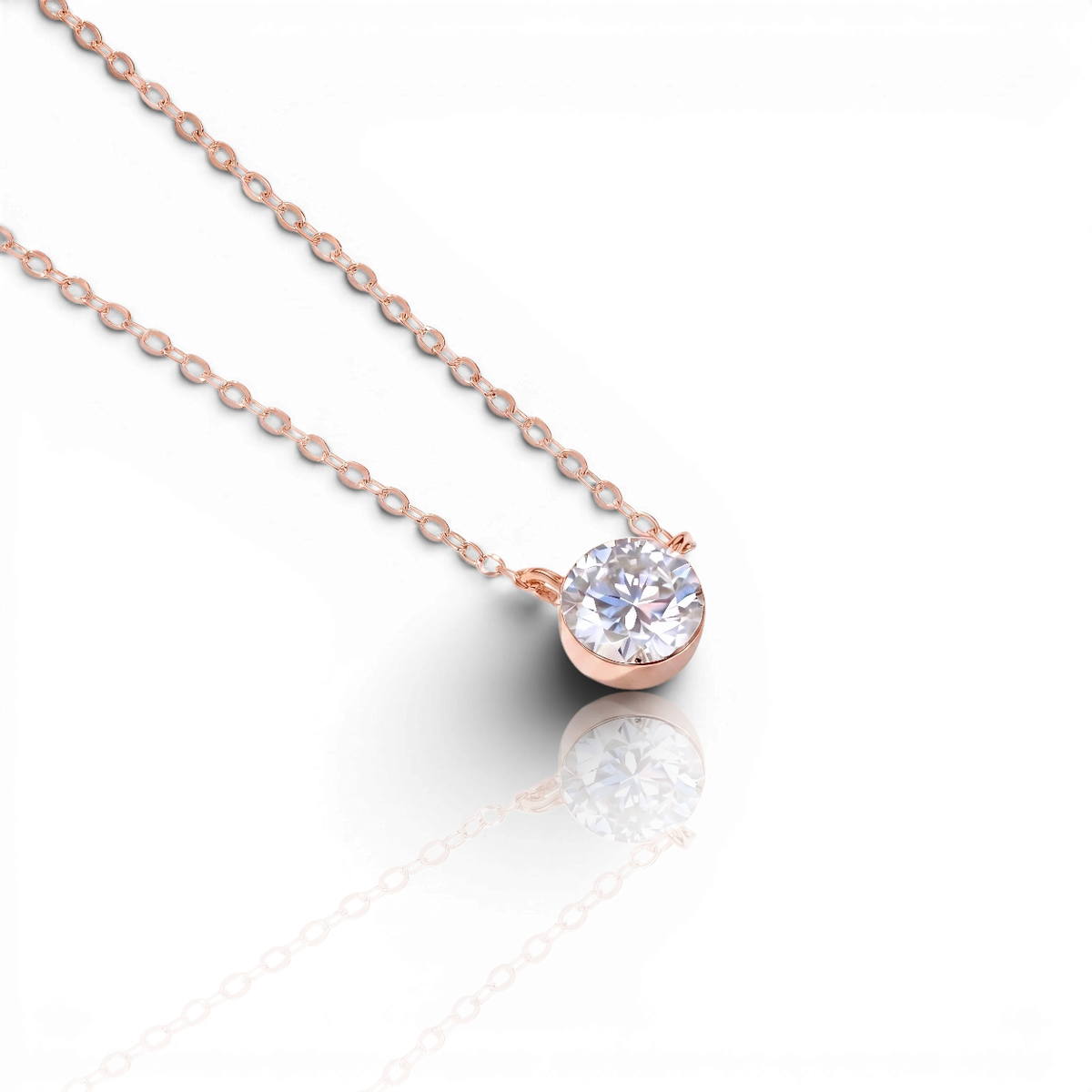 18K Rose Gold Vermeil / 0.50 CARAT