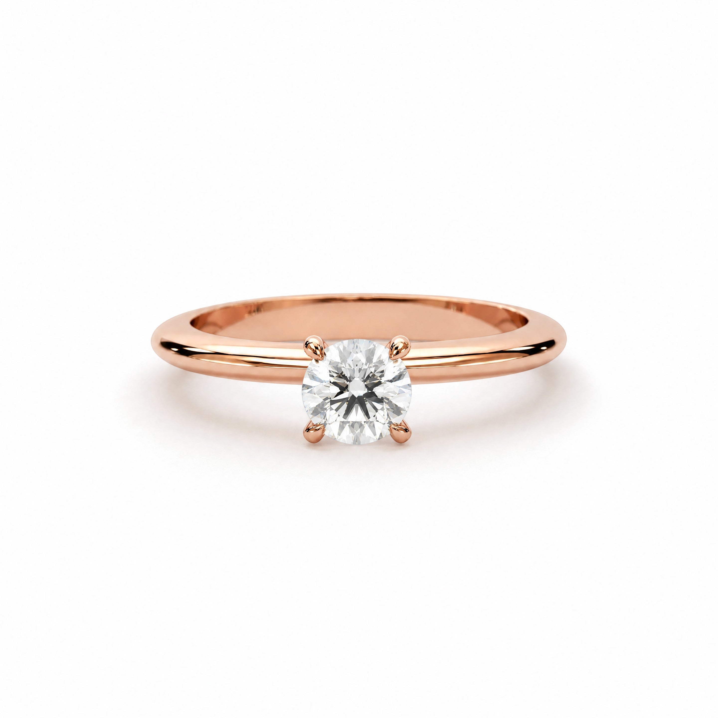18K Rose Gold Vermeil / 1.00 CARAT