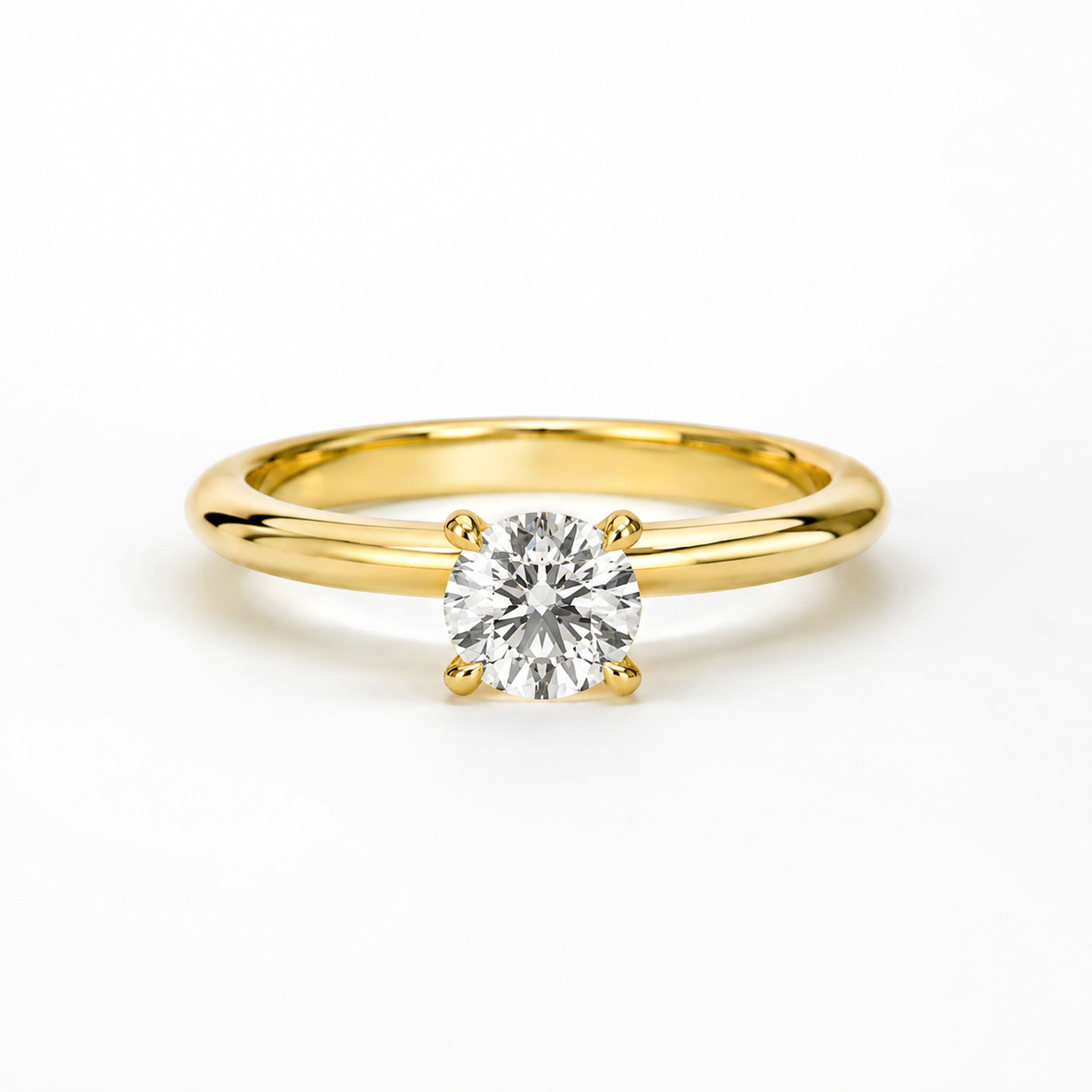 18K Yellow Gold Vermeil / 1.00 CARAT