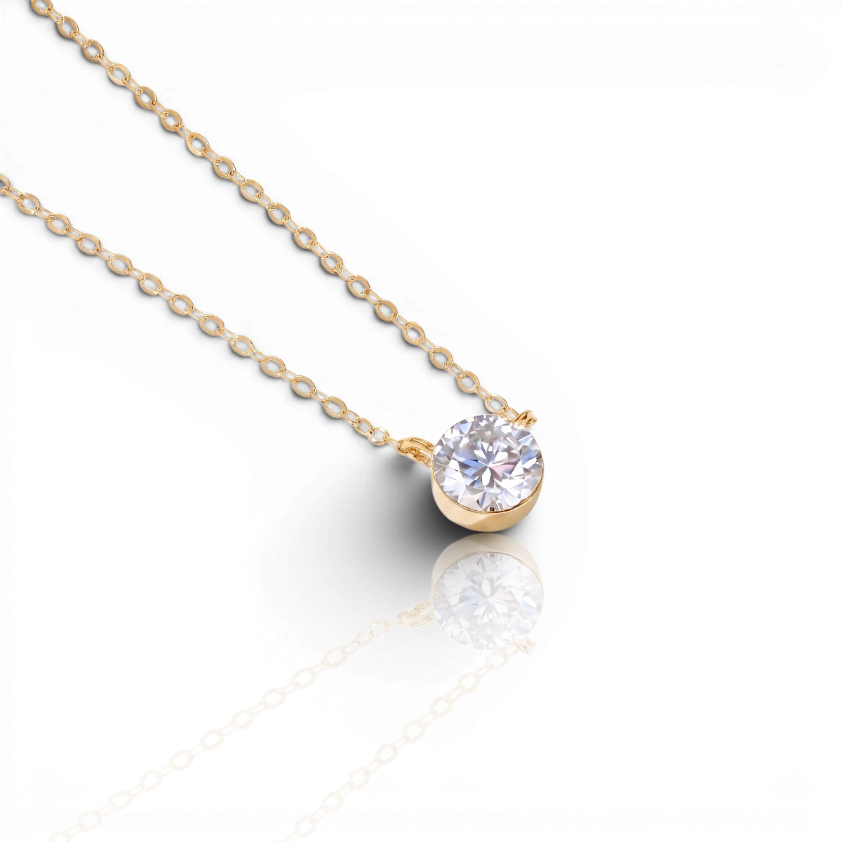 18K Yellow Gold Vermeil / 0.50 CARAT
