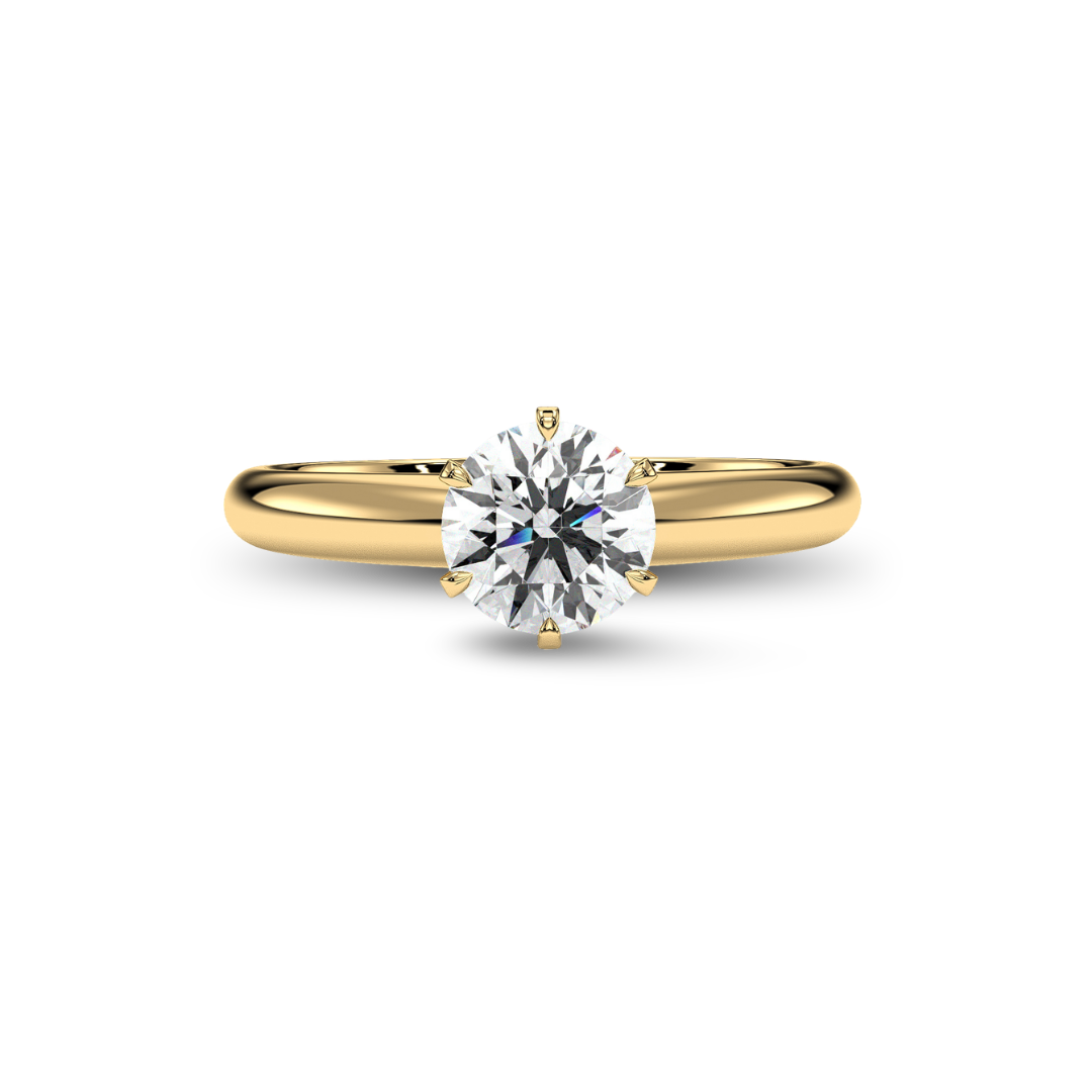 18K Yellow Gold Vermeil / 1.00 CARAT