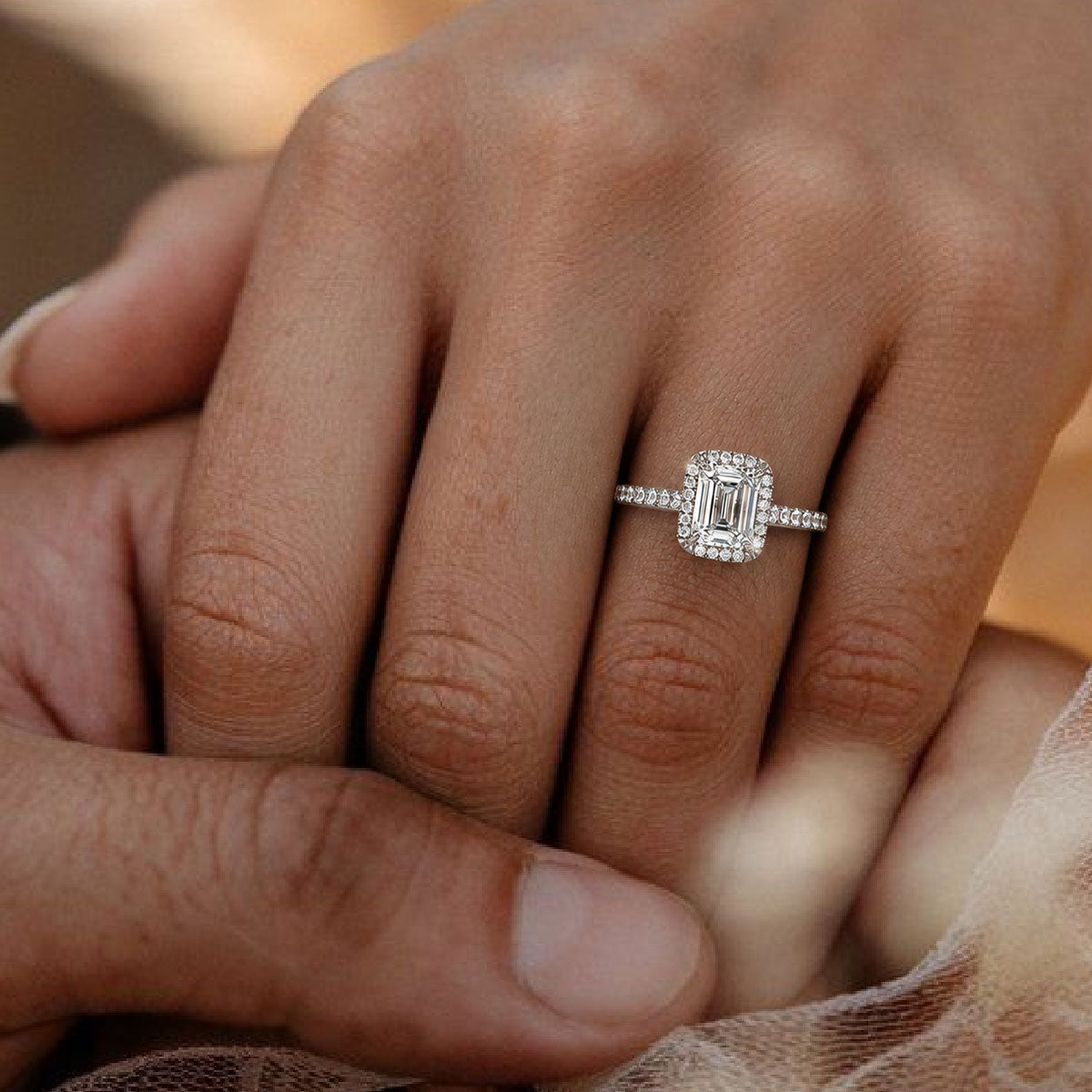 18K White Gold Vermeil, 18K White Gold Vermeil / Lifestyle