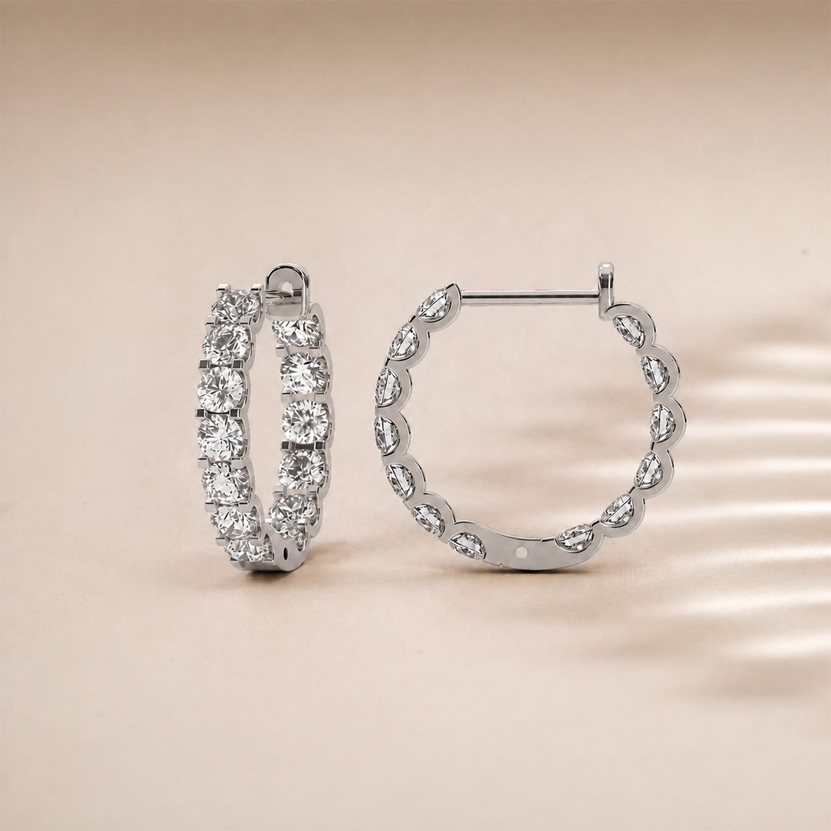 18K White Gold Vermeil