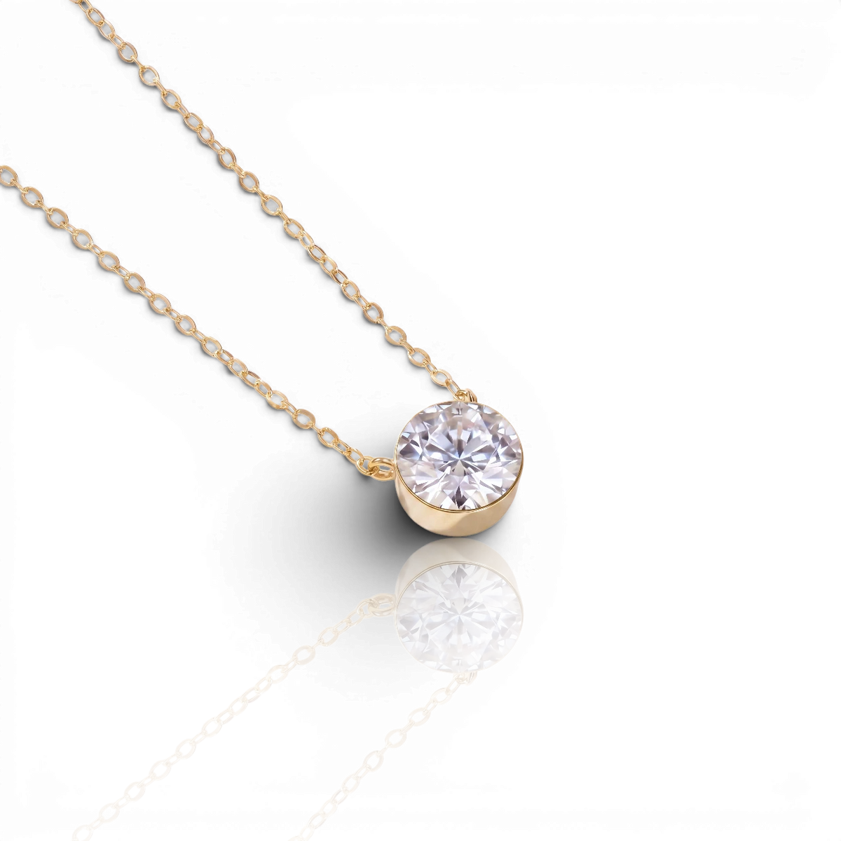 18K Yellow Gold Vermeil / 0.25 CARAT