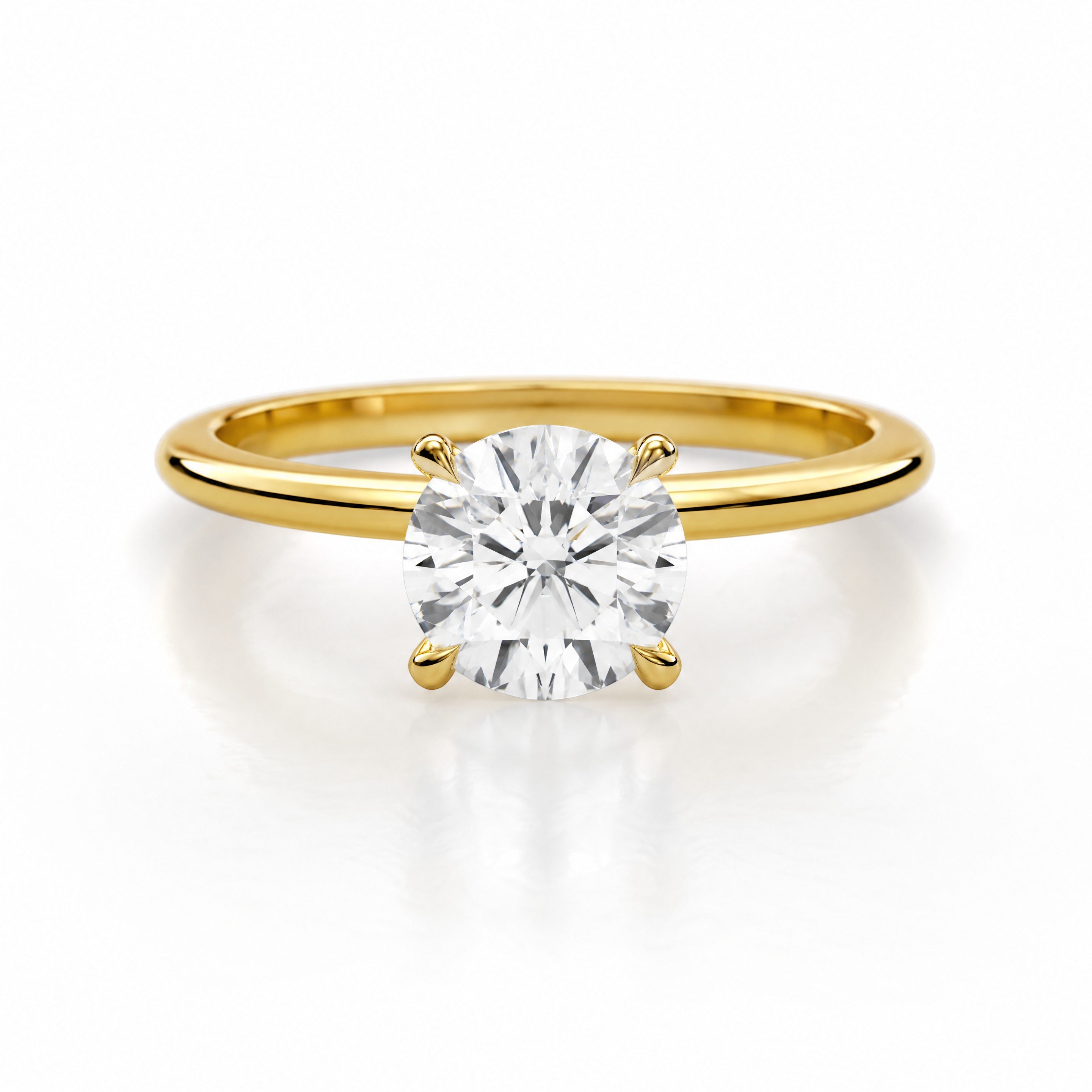 18K Yellow Gold Vermeil / 2.00 CARAT