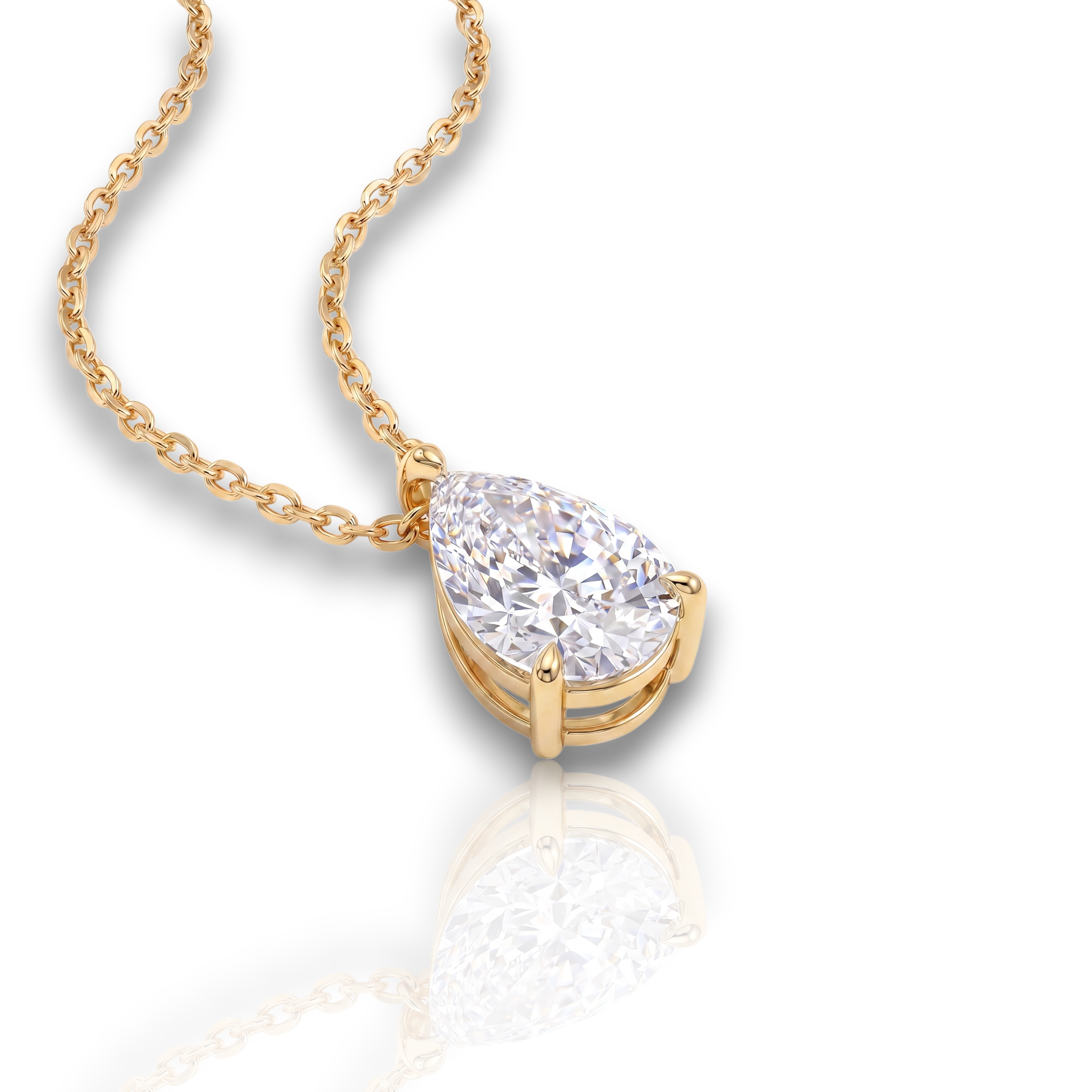 18K Yellow Gold Vermeil / 2.50 CARAT