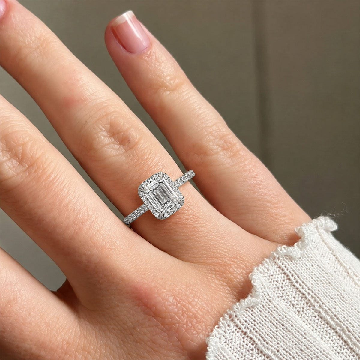 18K White Gold Vermeil