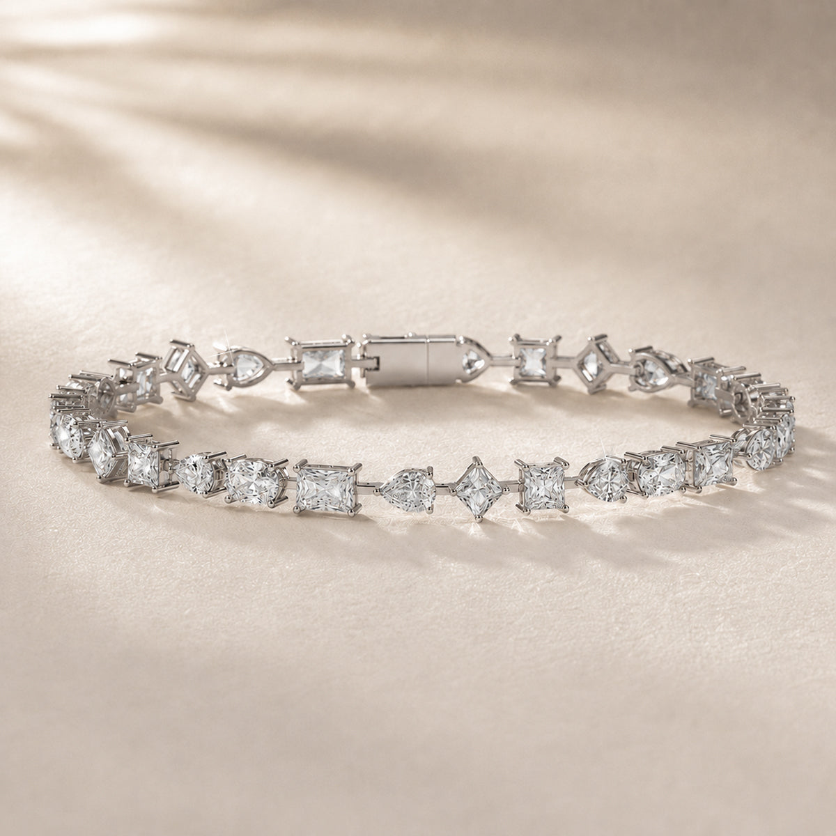 18K White Gold Vermeil