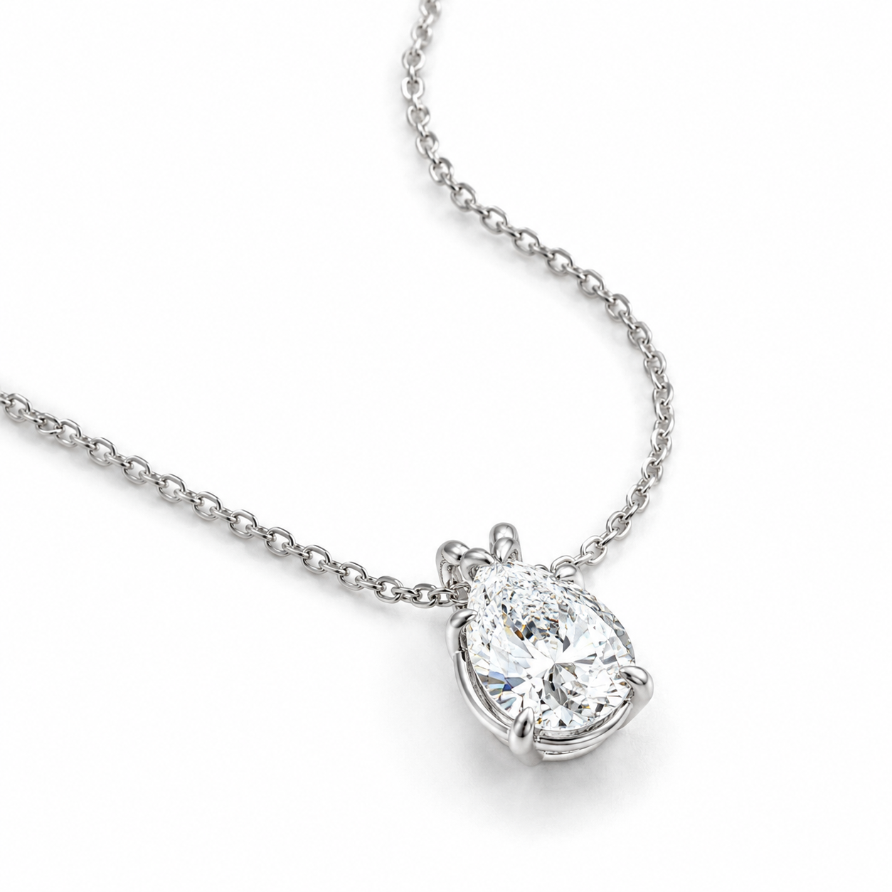 Celestia Pear Necklace