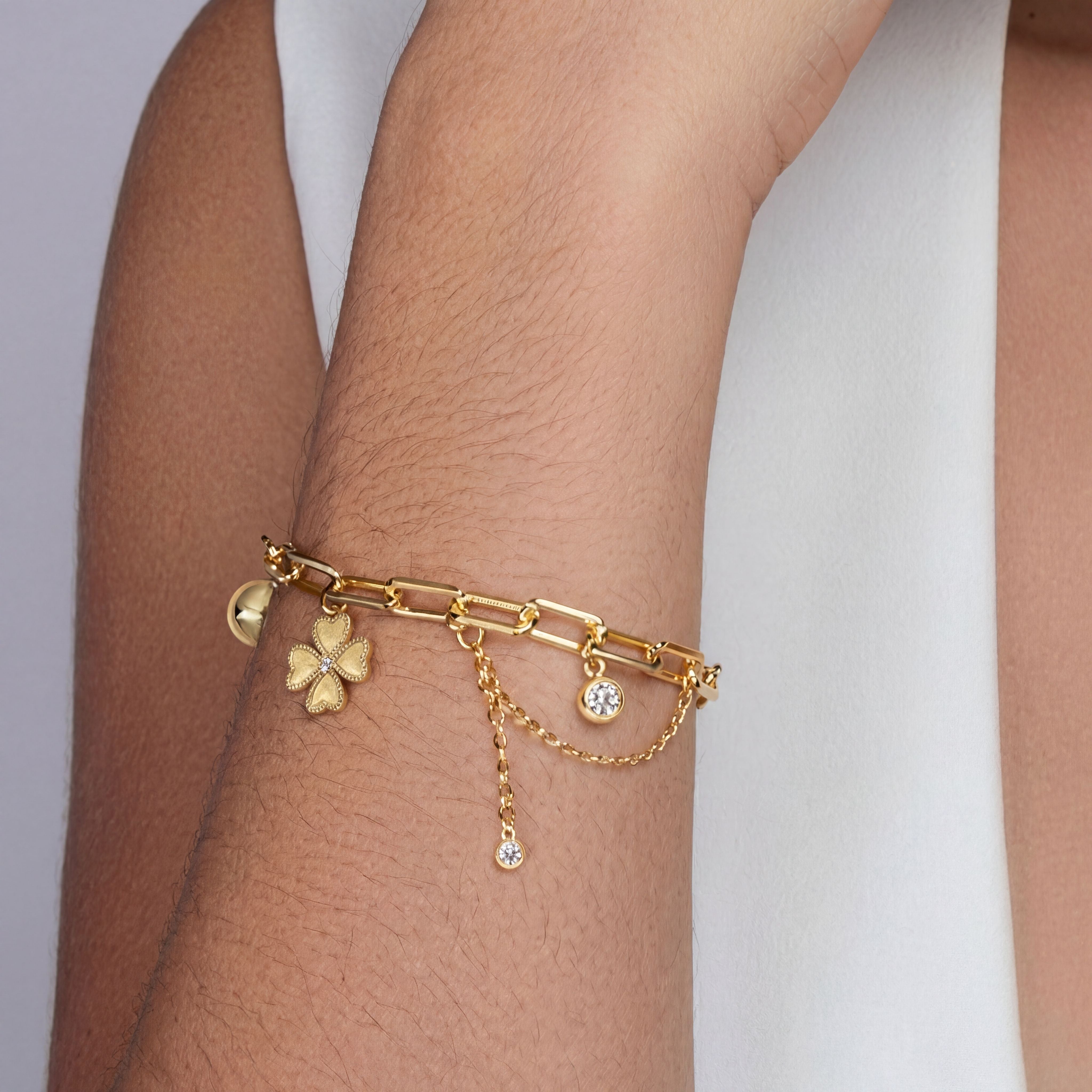 Charme Doré Bracelet