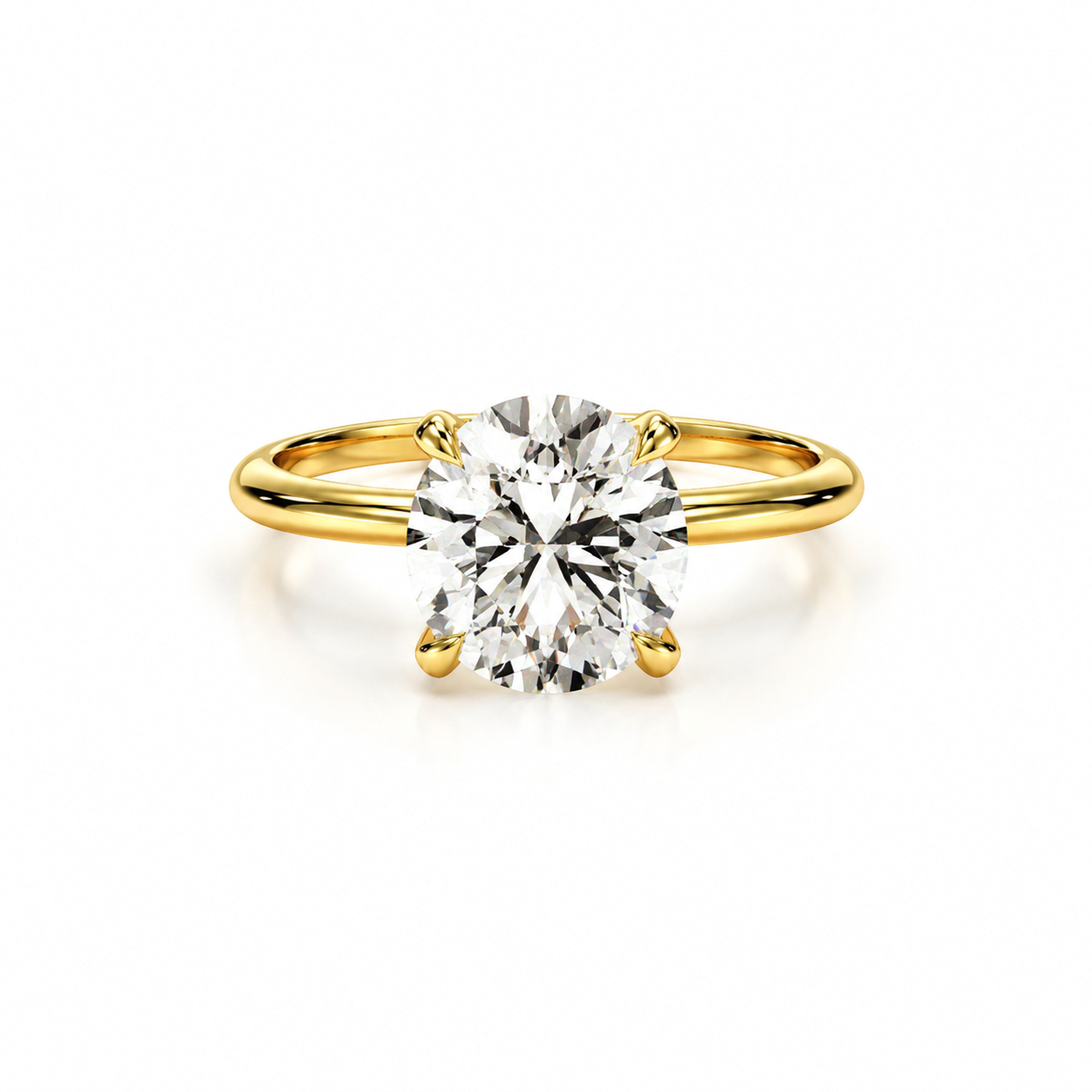 18K Yellow Gold Vermeil / 3.00 CARAT