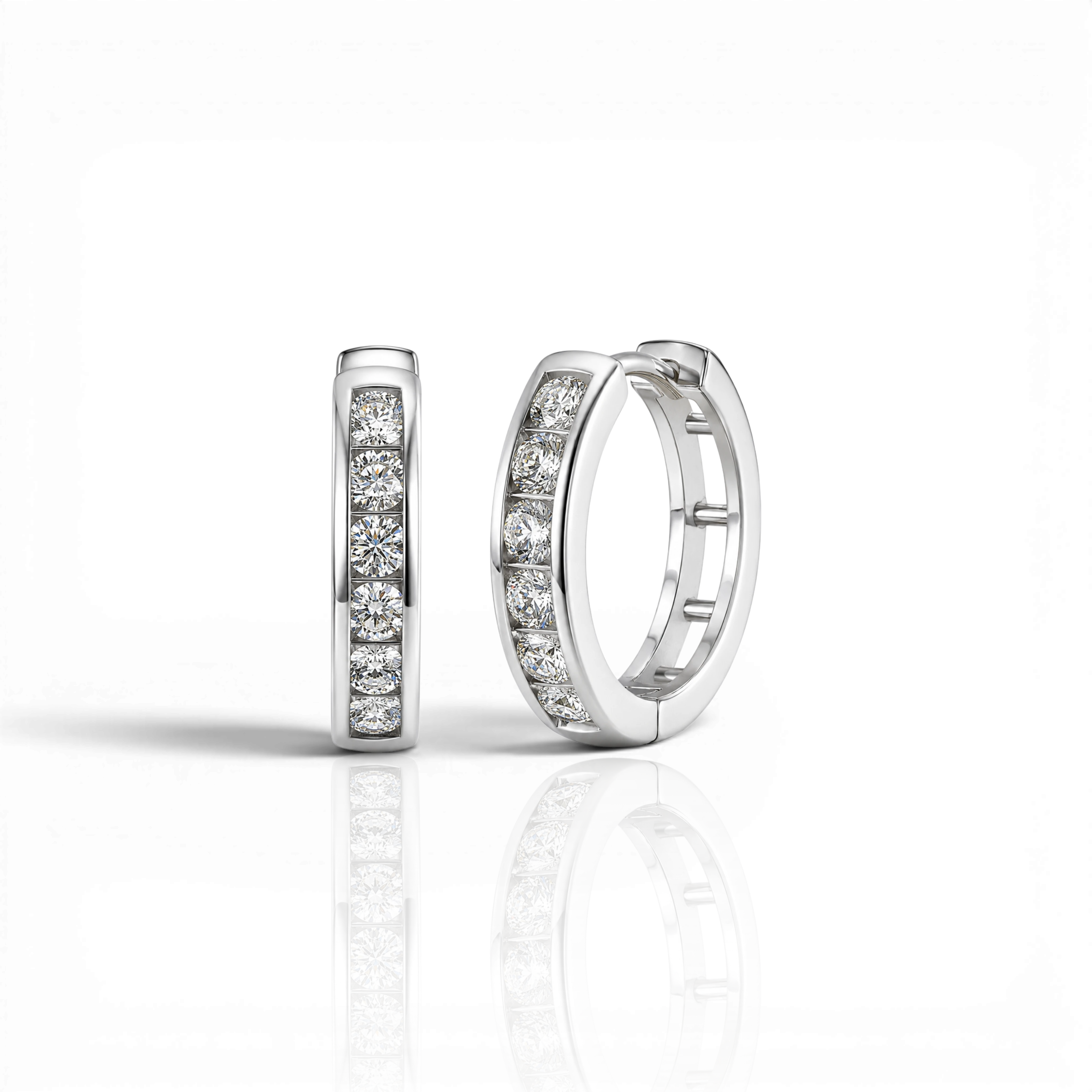 18K White Gold Vermeil