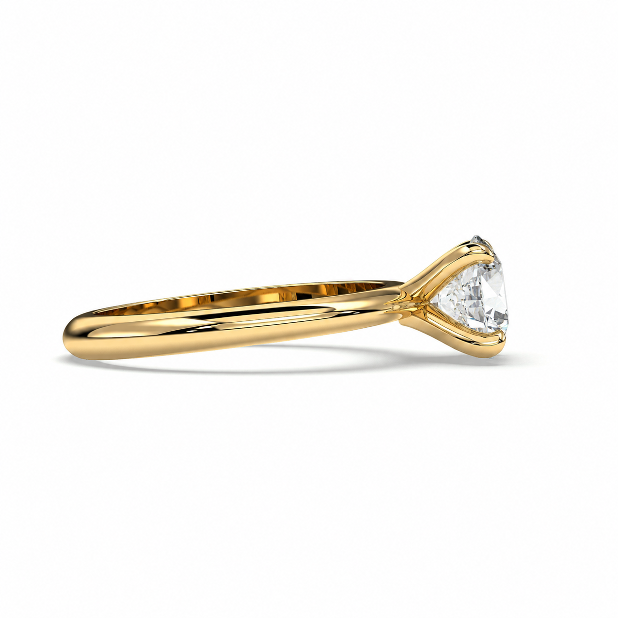 18K Yellow Gold Vermeil / 1.00 CARAT