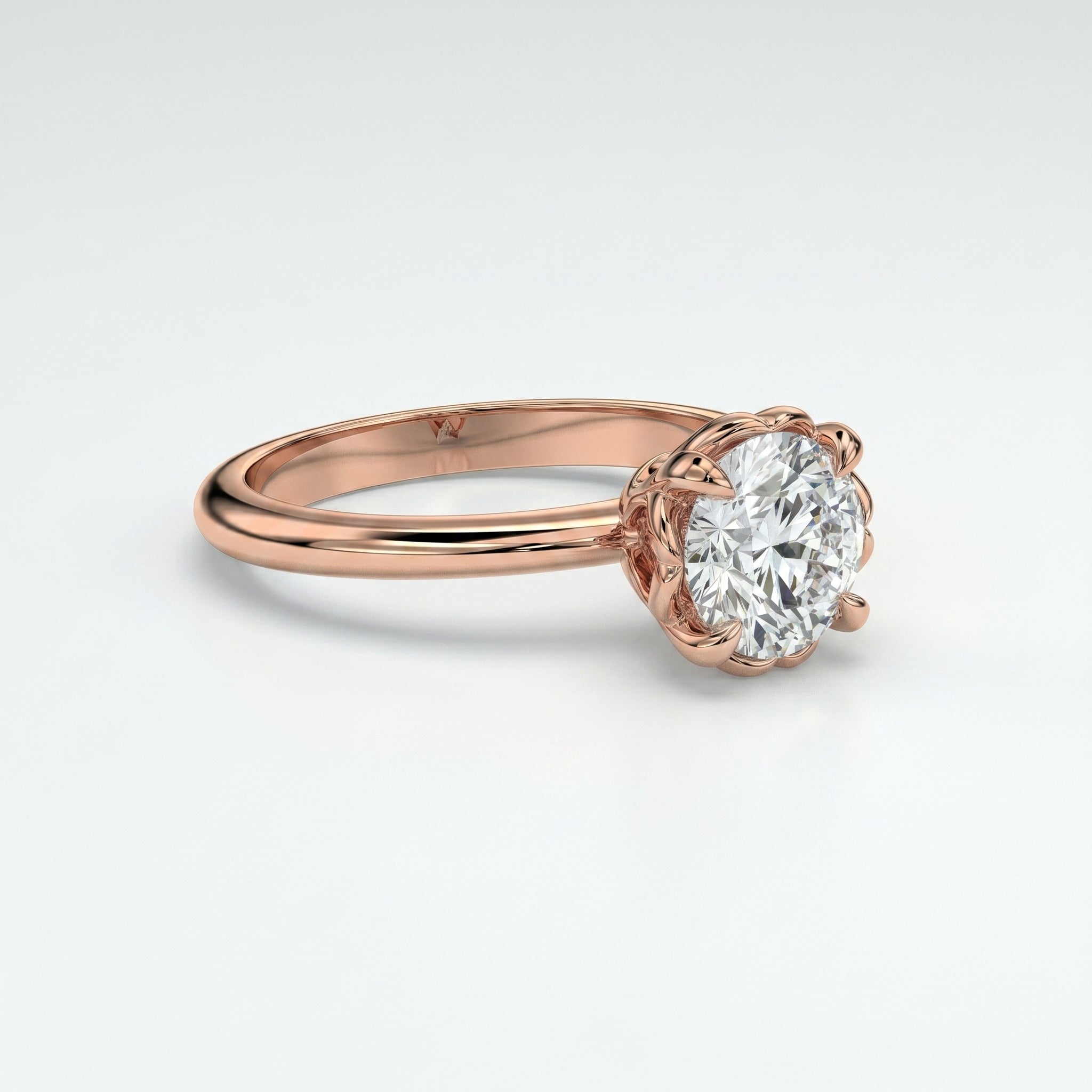 18K Rose Gold Vermeil / 1.00 CARAT