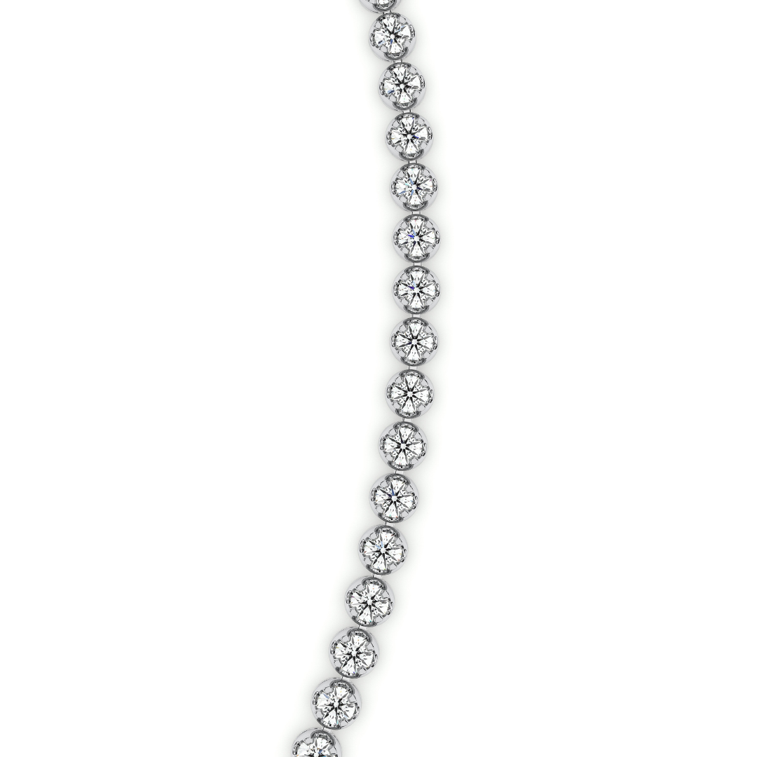 18K White Gold Vermeil
