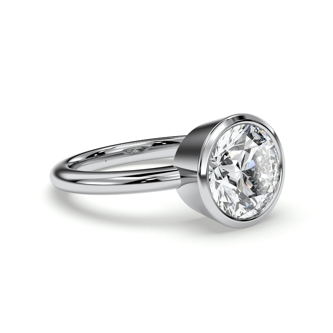 18K White Gold Vermeil