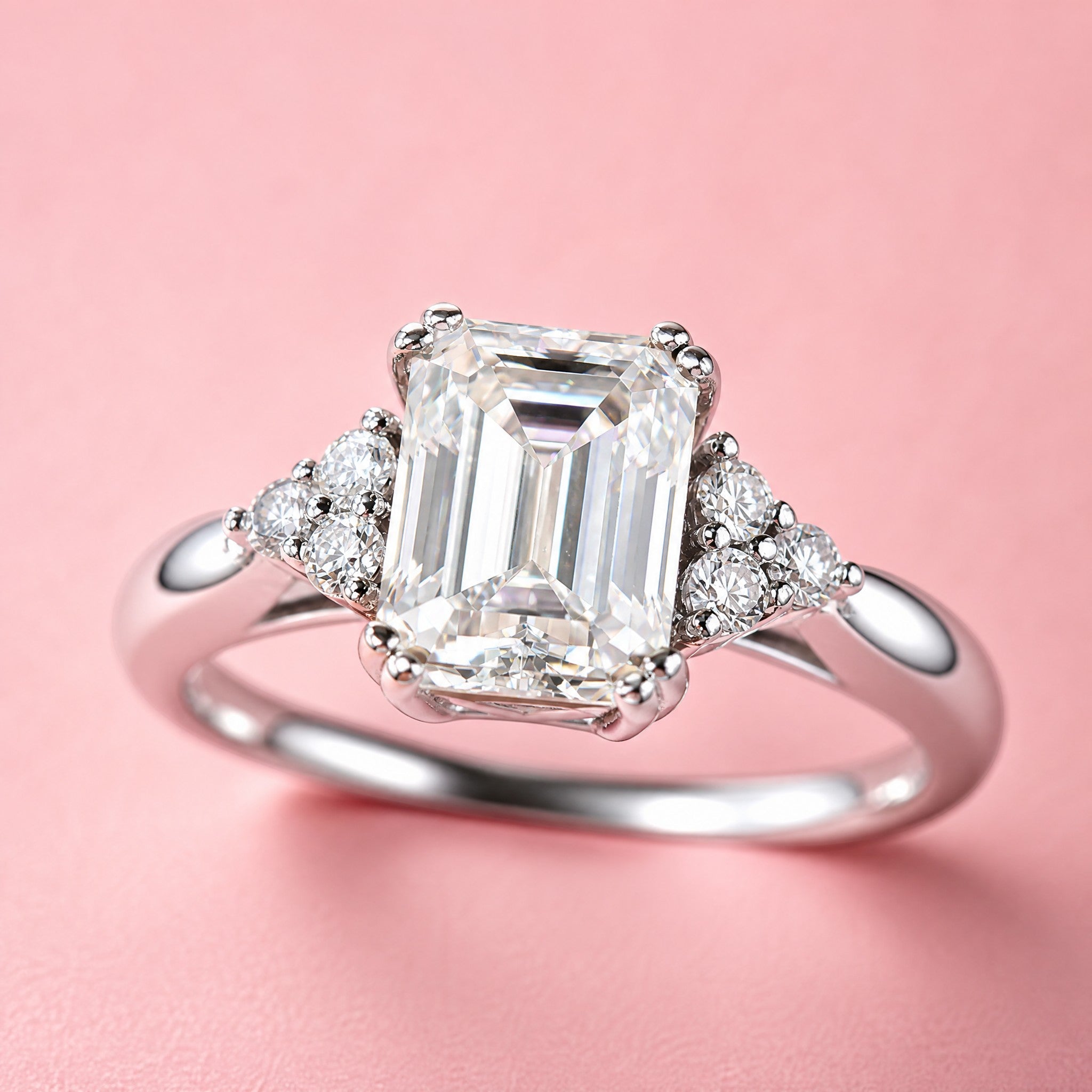 18K White Gold Vermeil