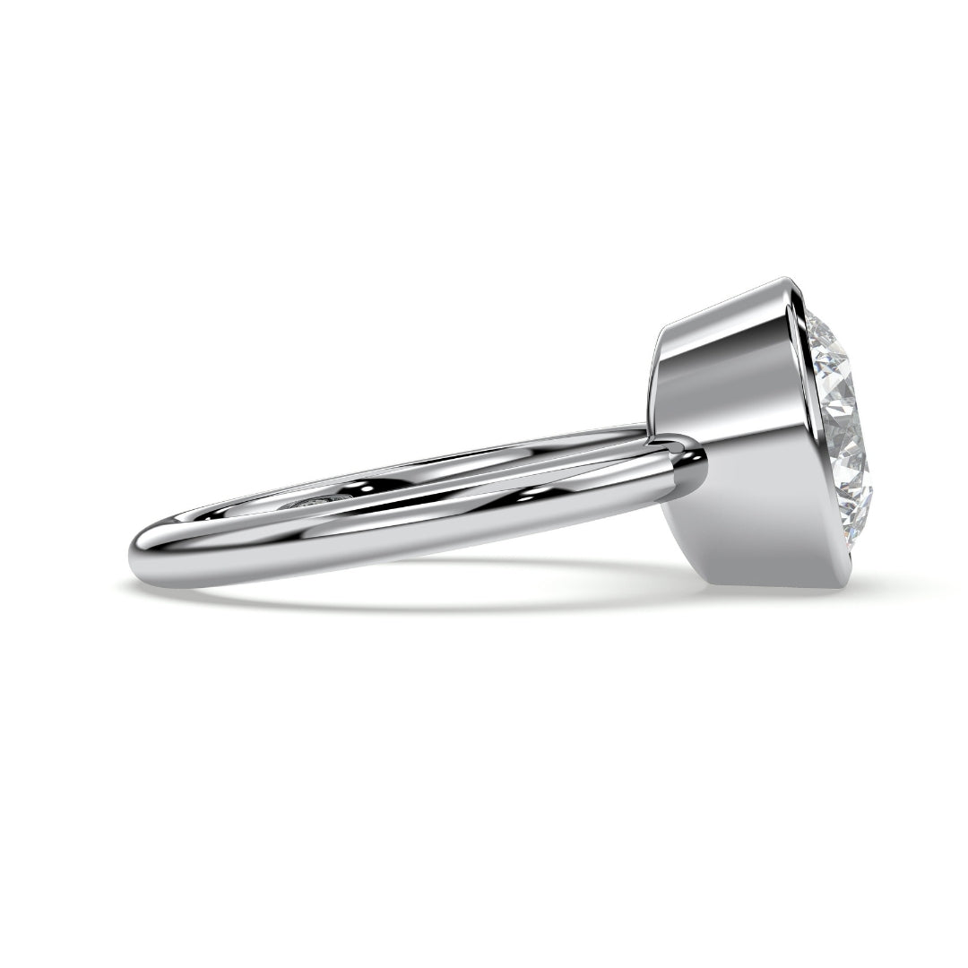 18K White Gold Vermeil