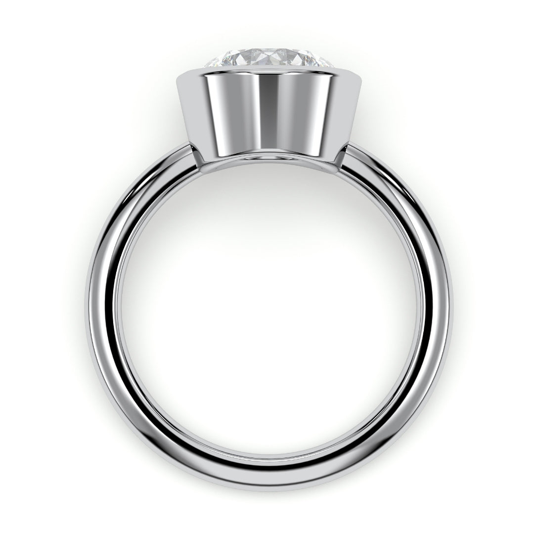 18K White Gold Vermeil