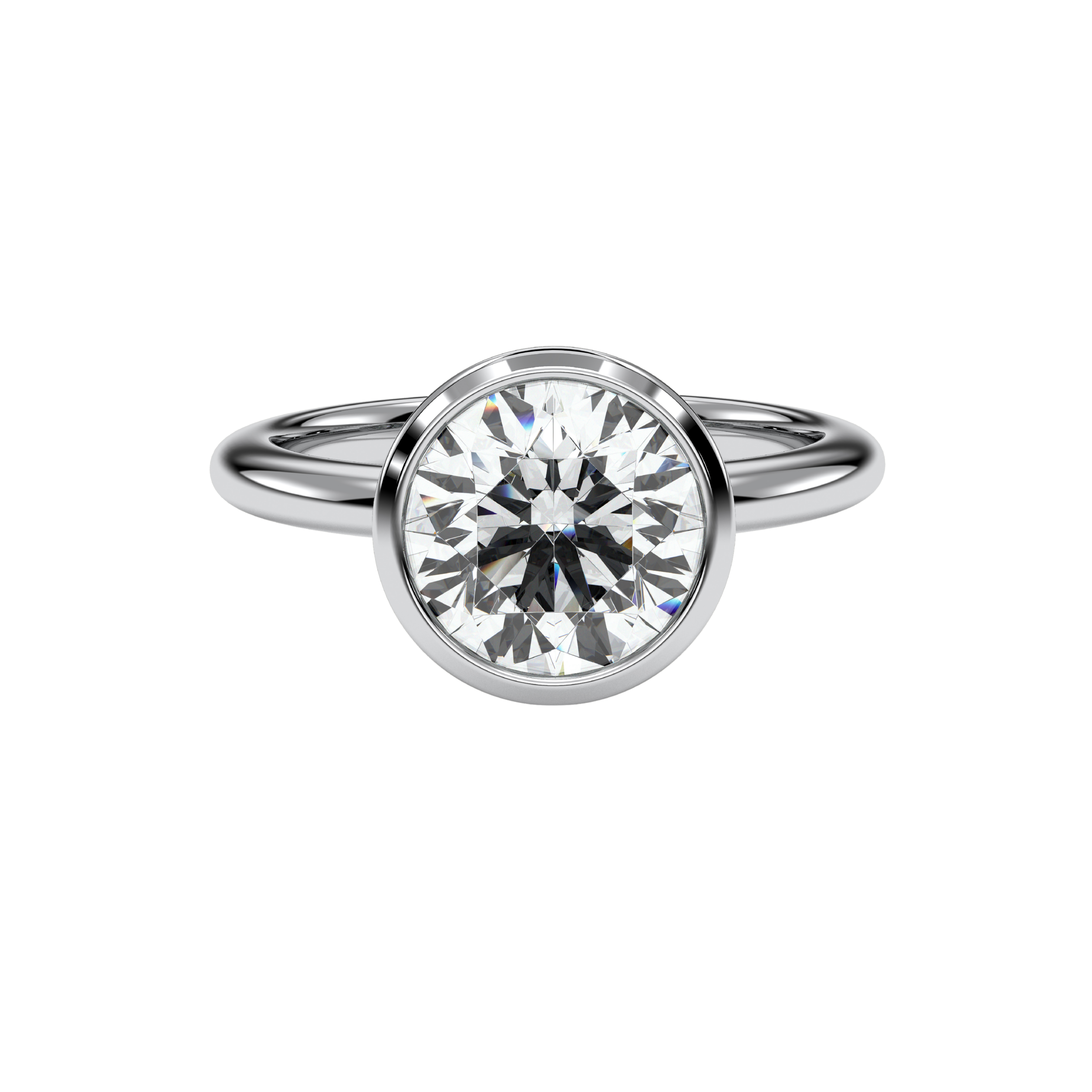 18K White Gold Vermeil