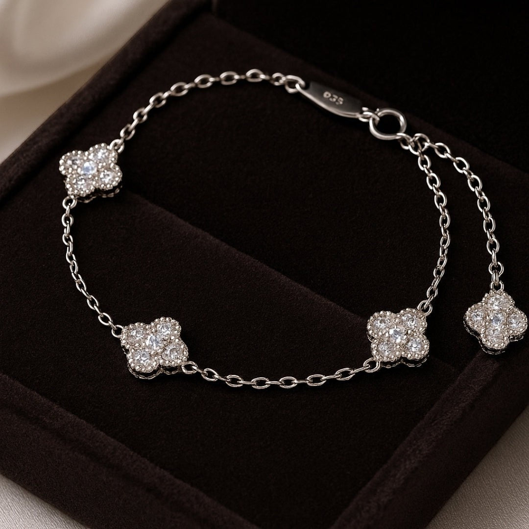 18K White Gold Vermeil