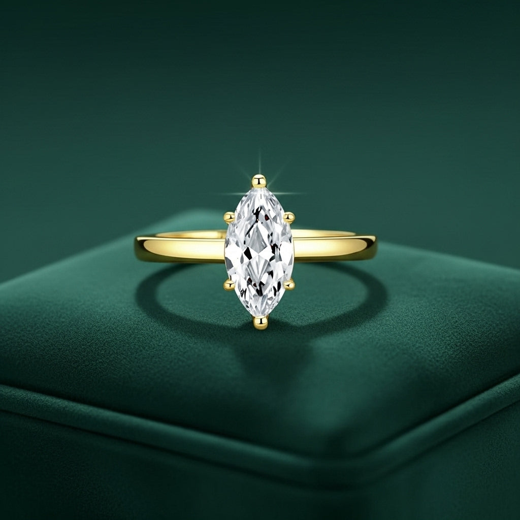 Navette Brillante Ring