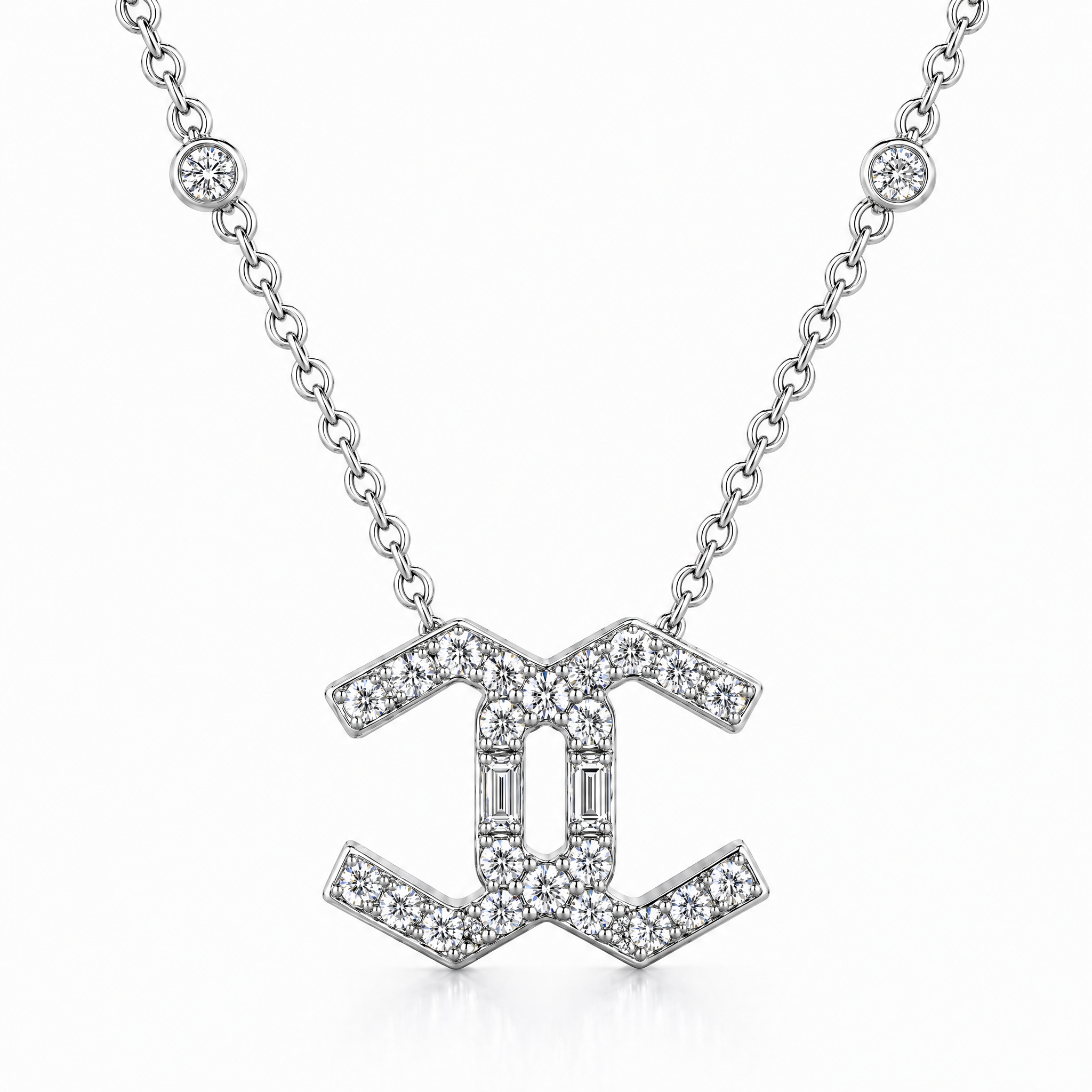 Éclat Monogram Necklace