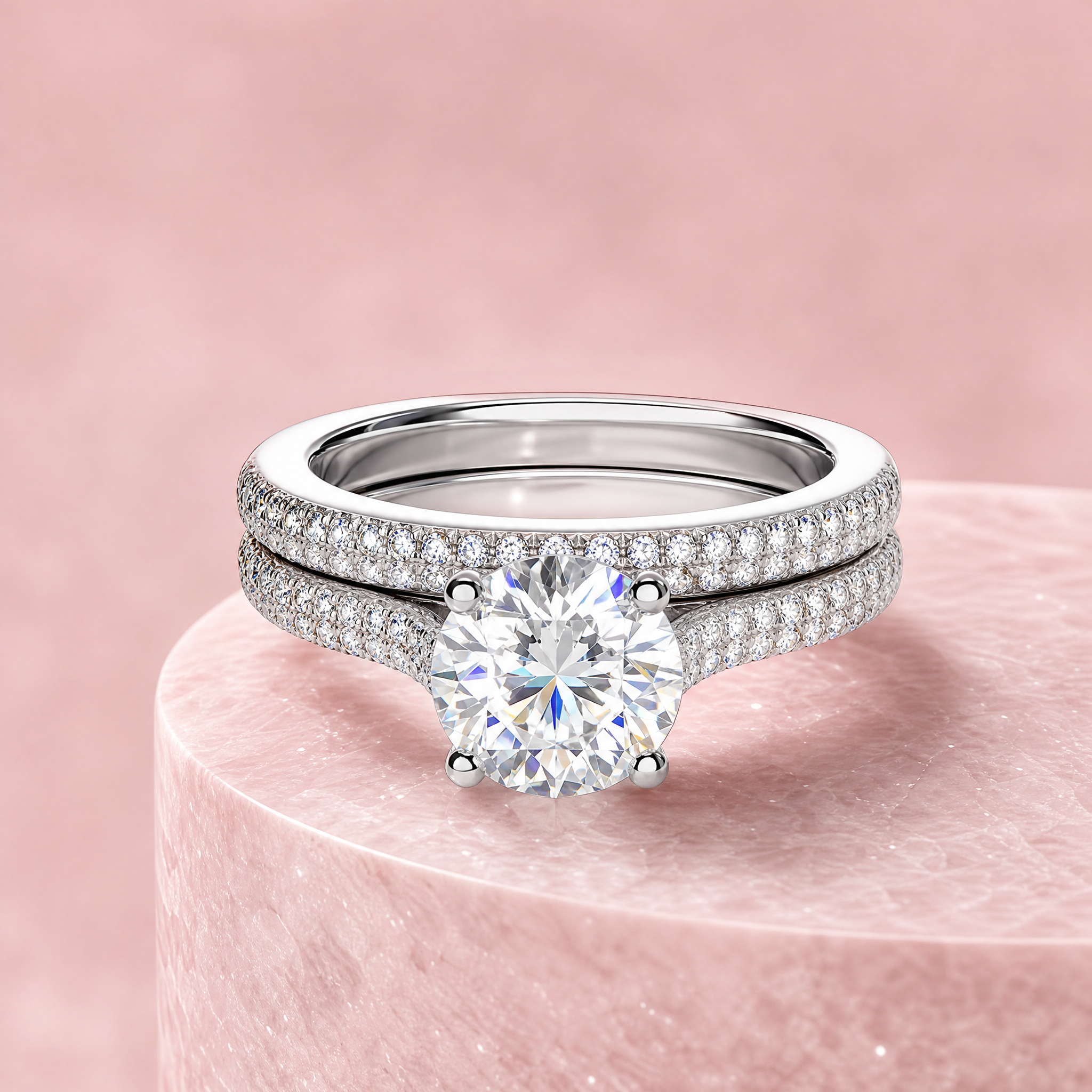 Éternelle Lumière Bridal Set Ring