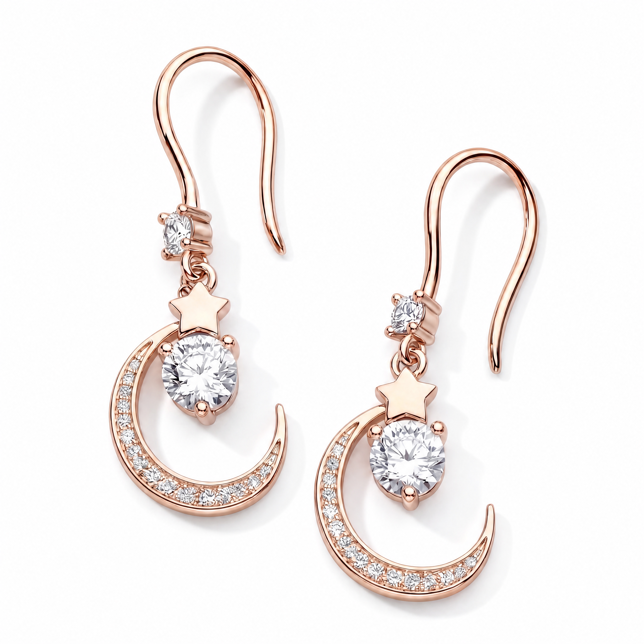Luna Éclat Drop Earrings