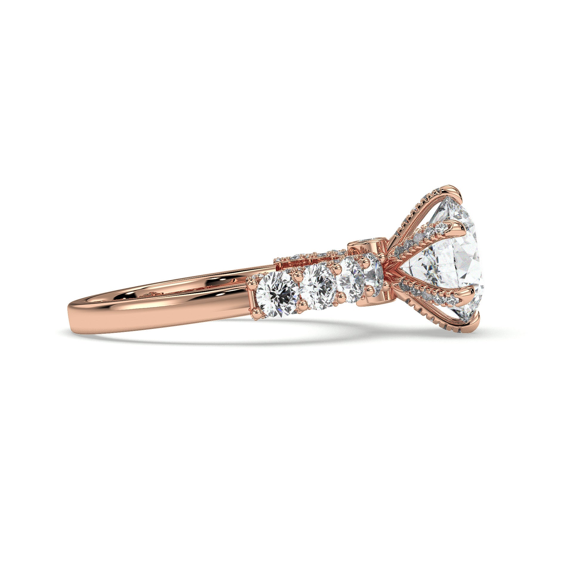 18K Rose Gold Vermeil / 2.00 CARAT