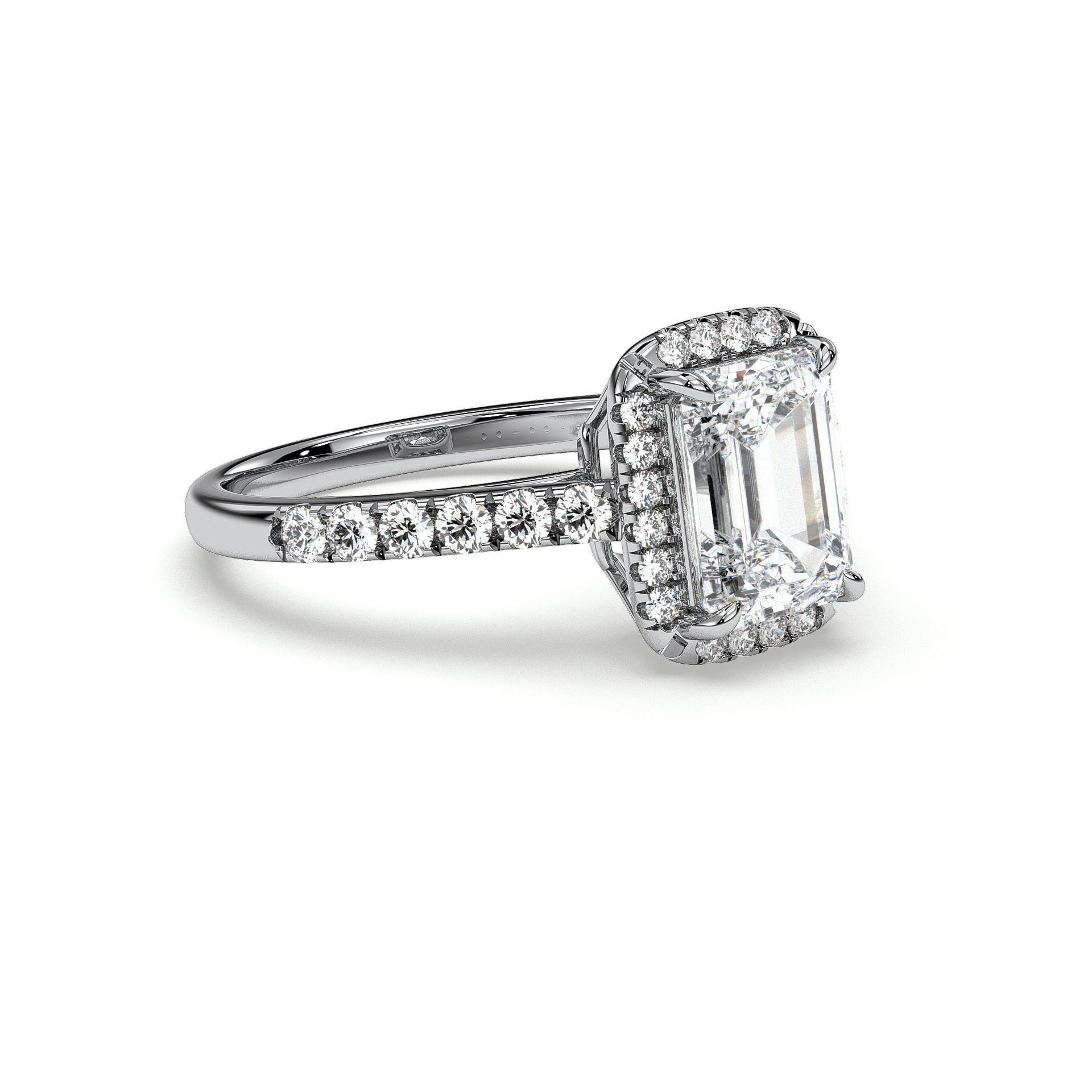 18K White Gold Vermeil