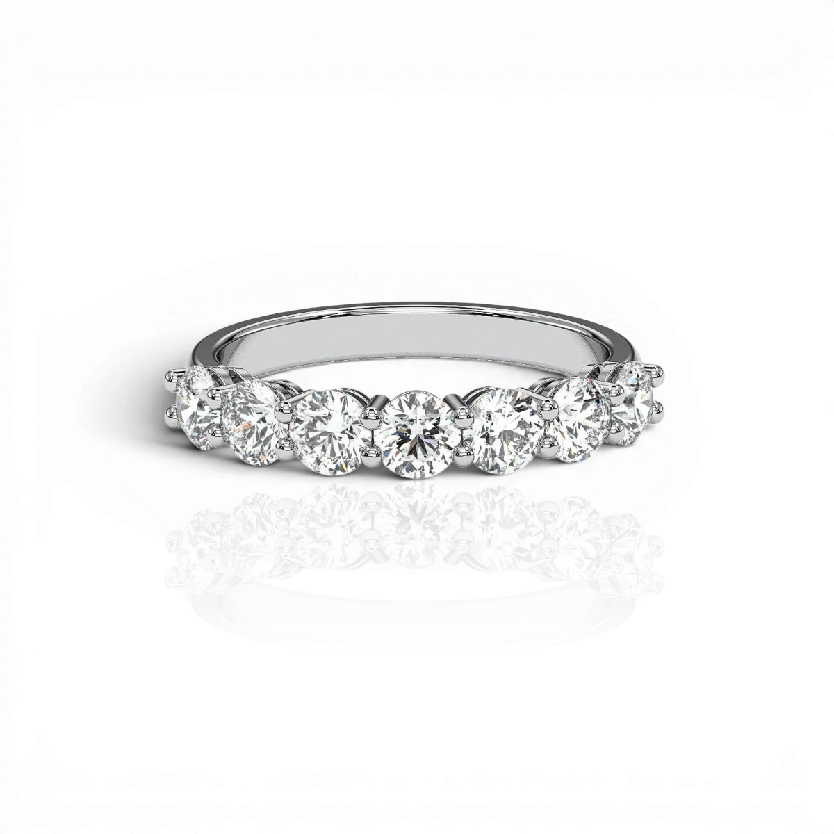 18K White Gold Vermeil