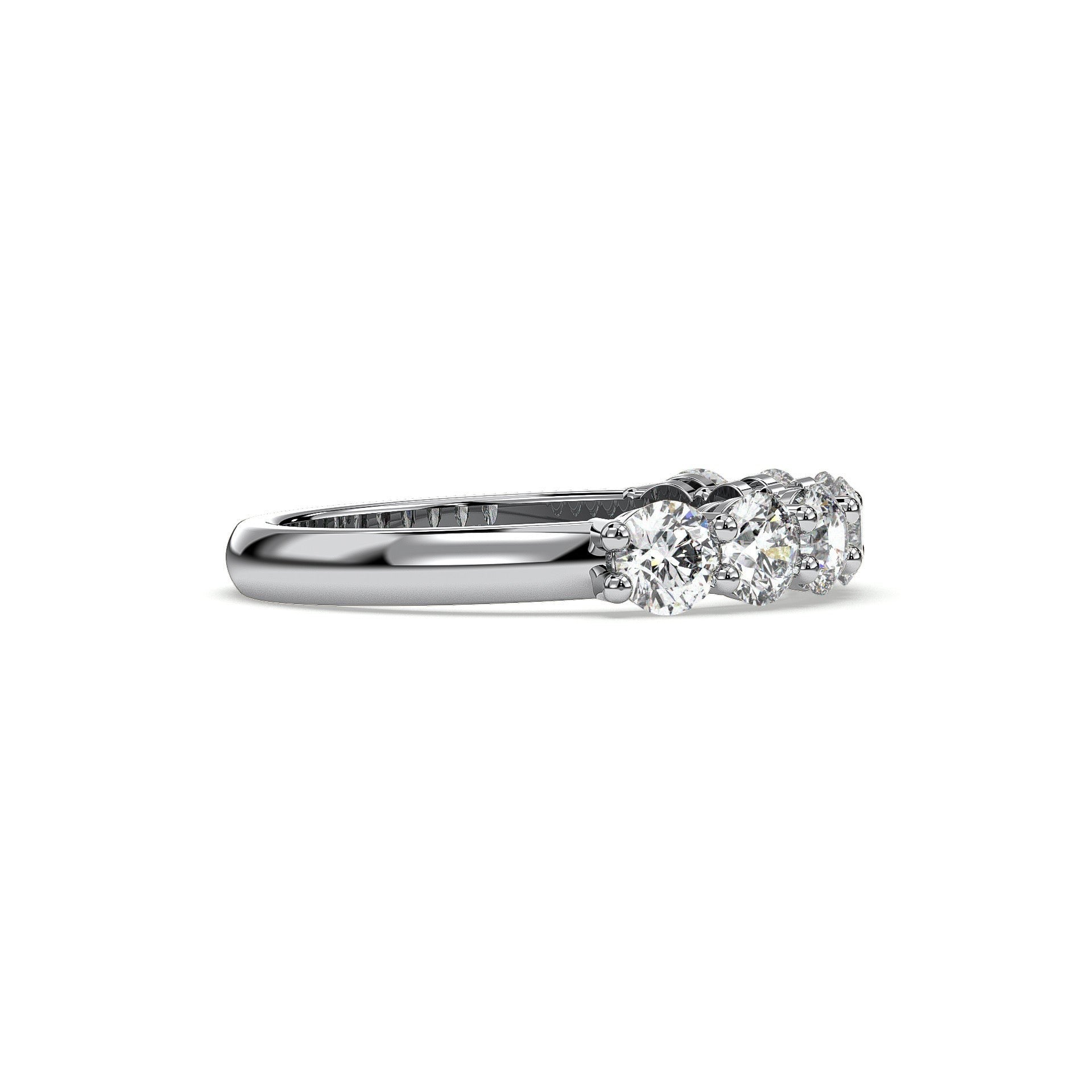 18K White Gold Vermeil